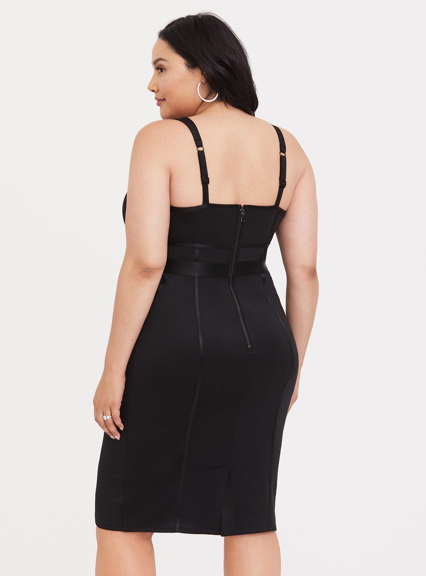 Plus Size - Mini Scuba Bodycon Dress - Torrid