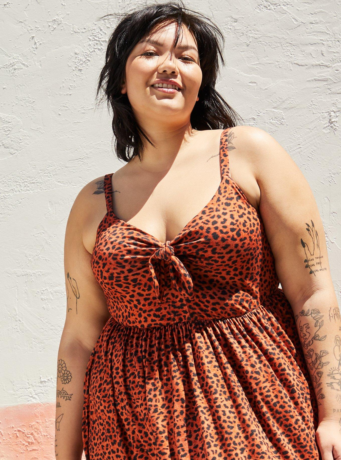 Torrid cheetah print outlet dress