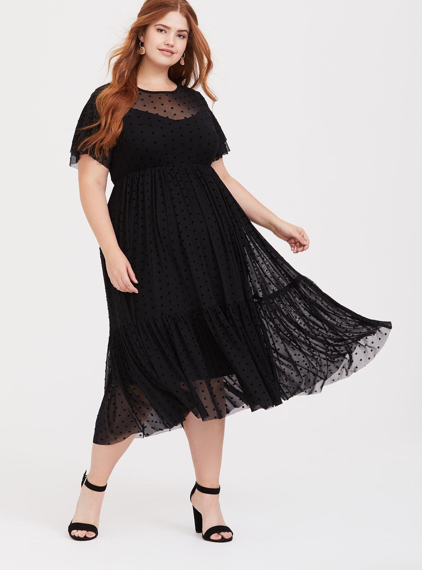 Torrid polka dot clearance dress