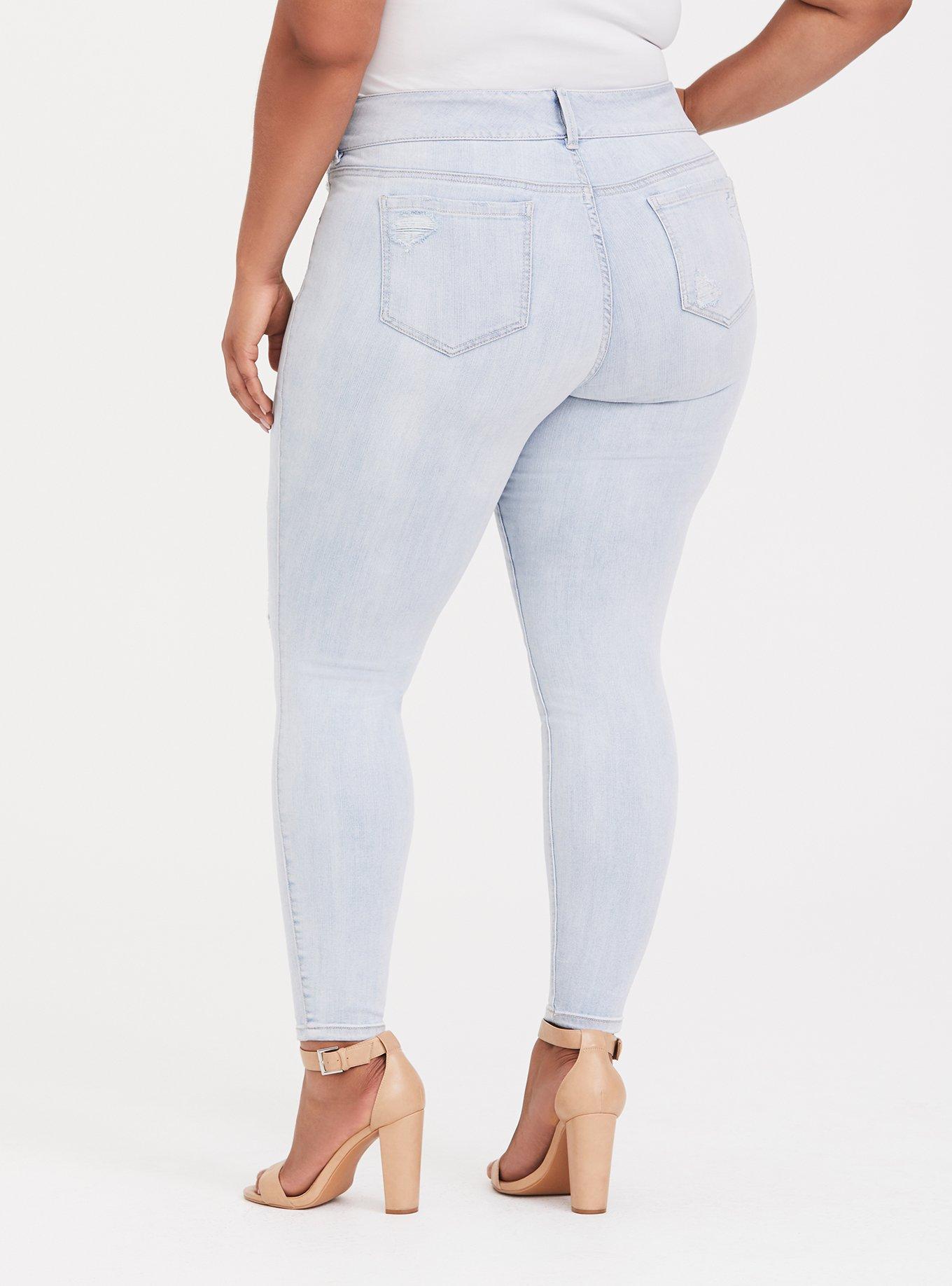Plus Size Jegging - Premium Stretch Light Wash, HIGH NOON, alternate