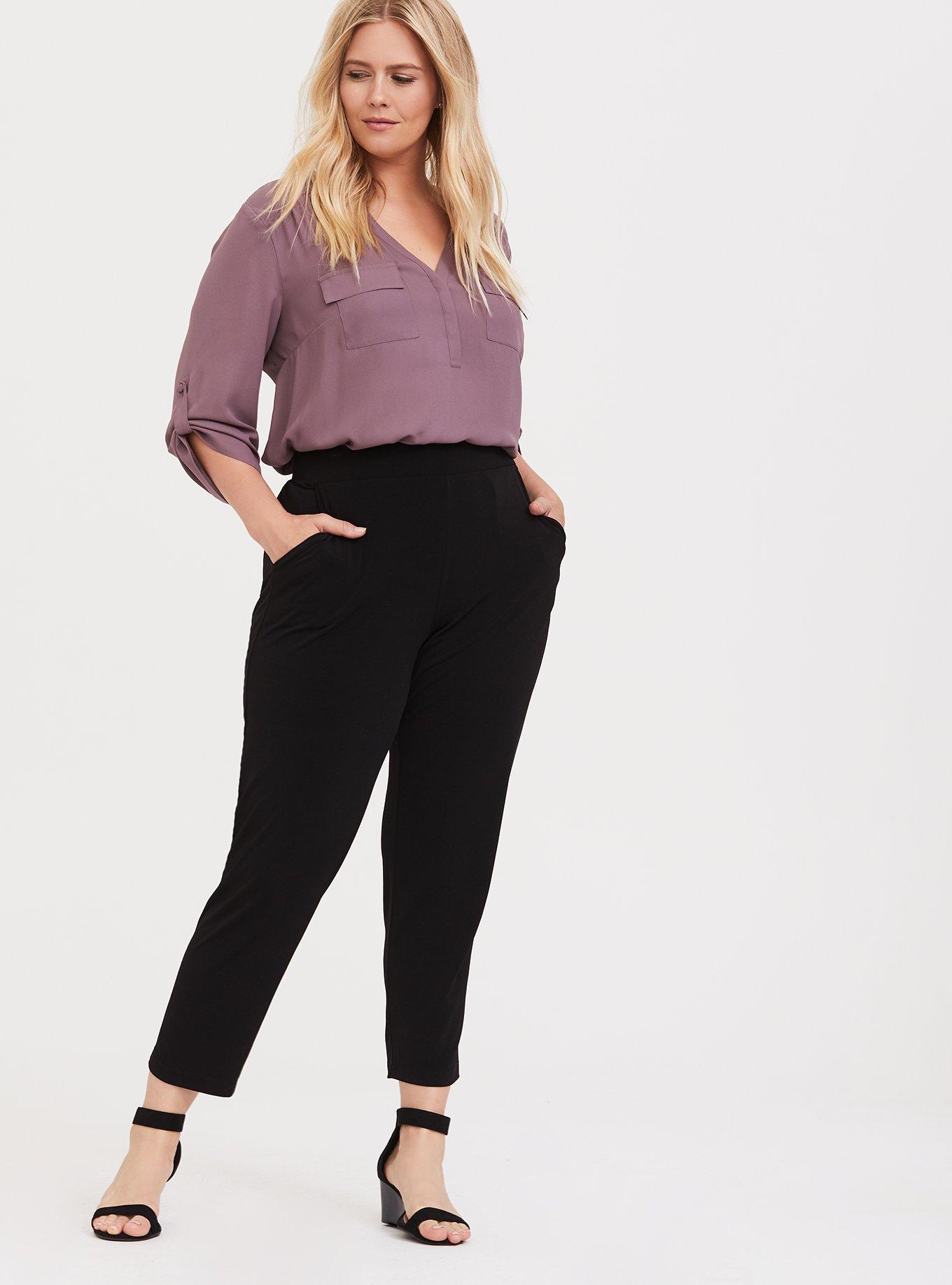 Torrid black dress clearance pants