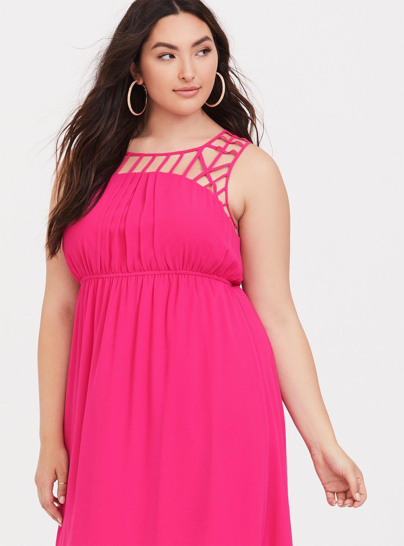 Georgette dresses plus size best sale