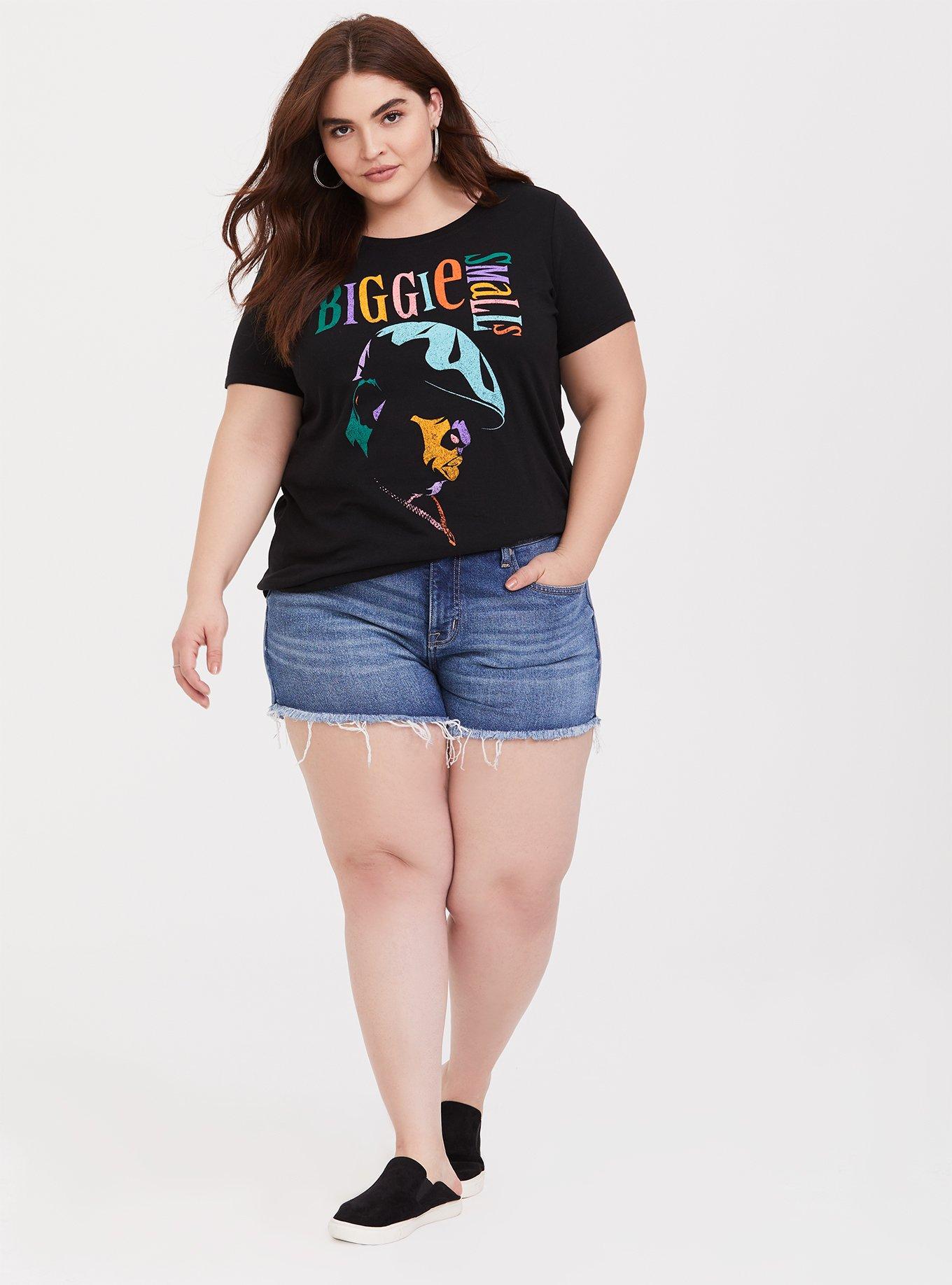 Biggie Smalls Black Slim Fit Tee, DEEP BLACK, alternate