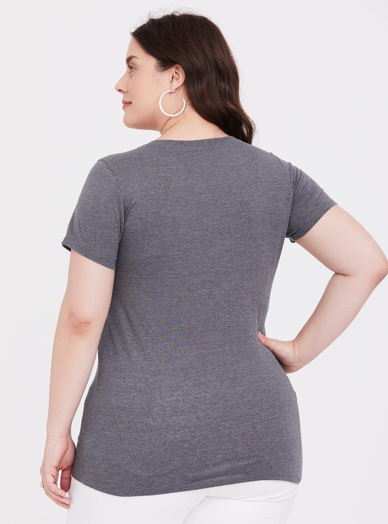 Disney Mickey Mouse Grey Tee, MEDIUM HEATHER GREY, alternate