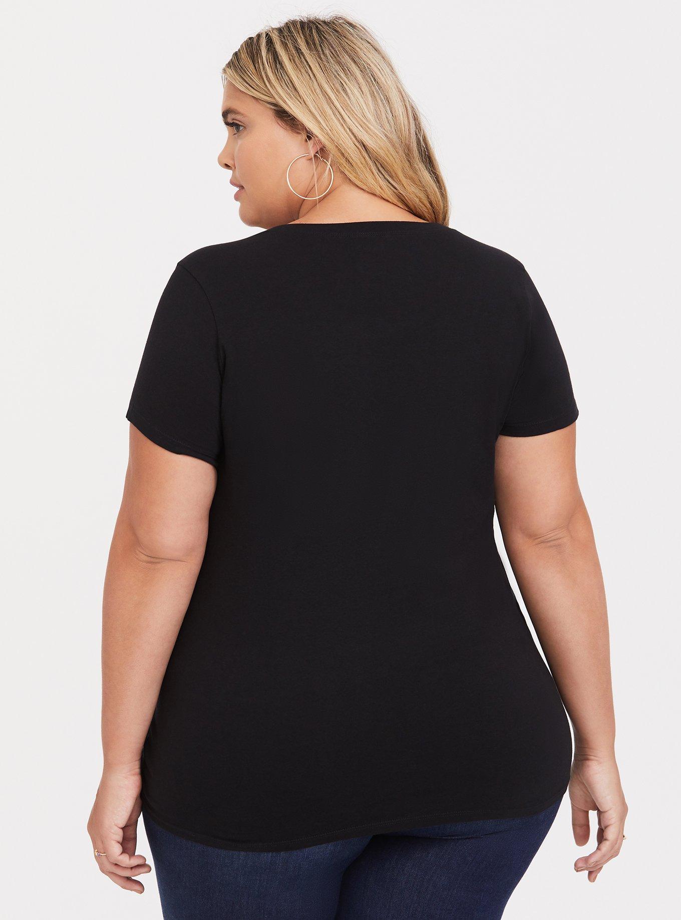 Black & Rainbow Pride Human Slim Fit Tee, DEEP BLACK, alternate