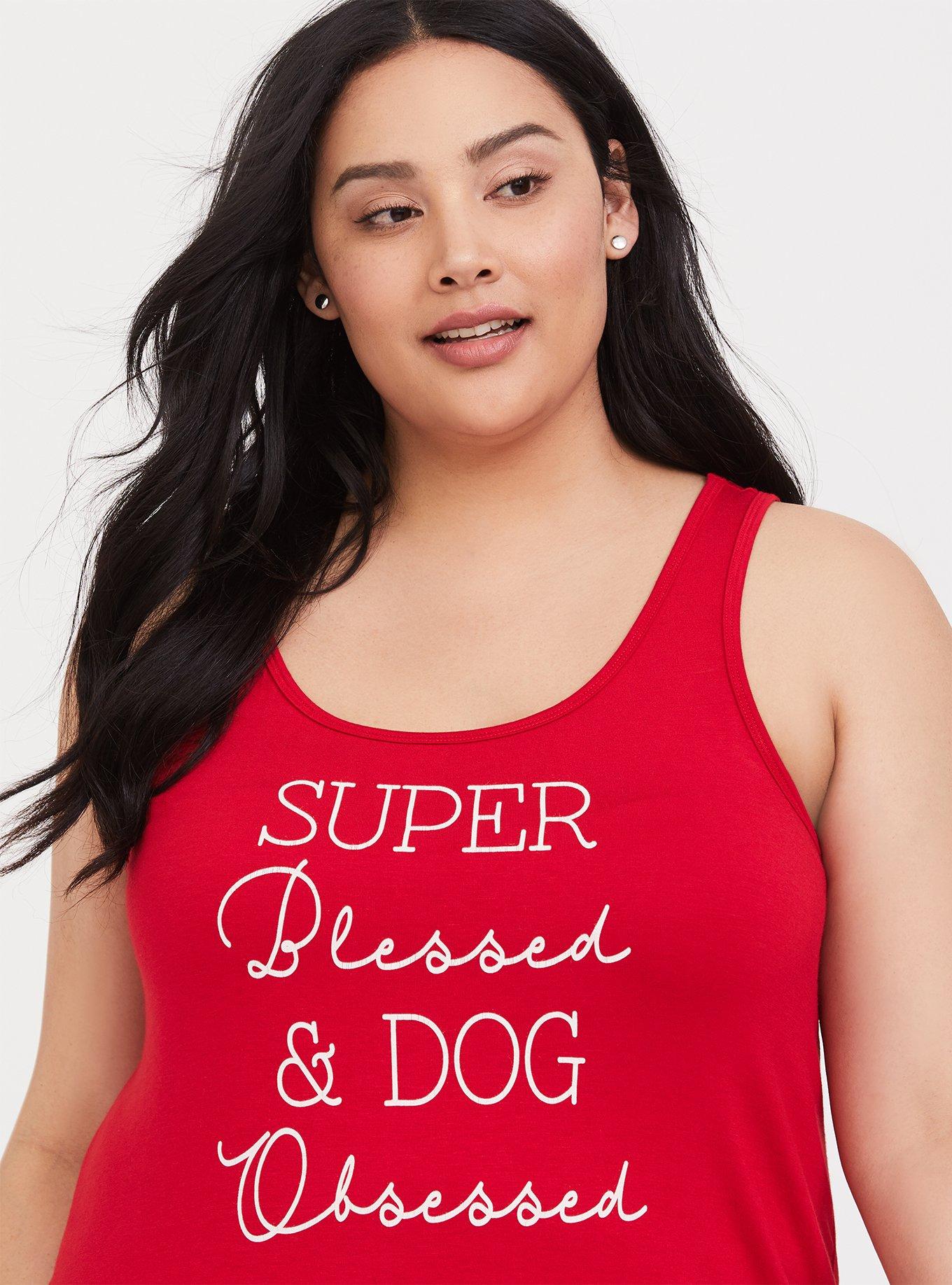 Super Soft Red Dog Obsessed Tank, , hi-res