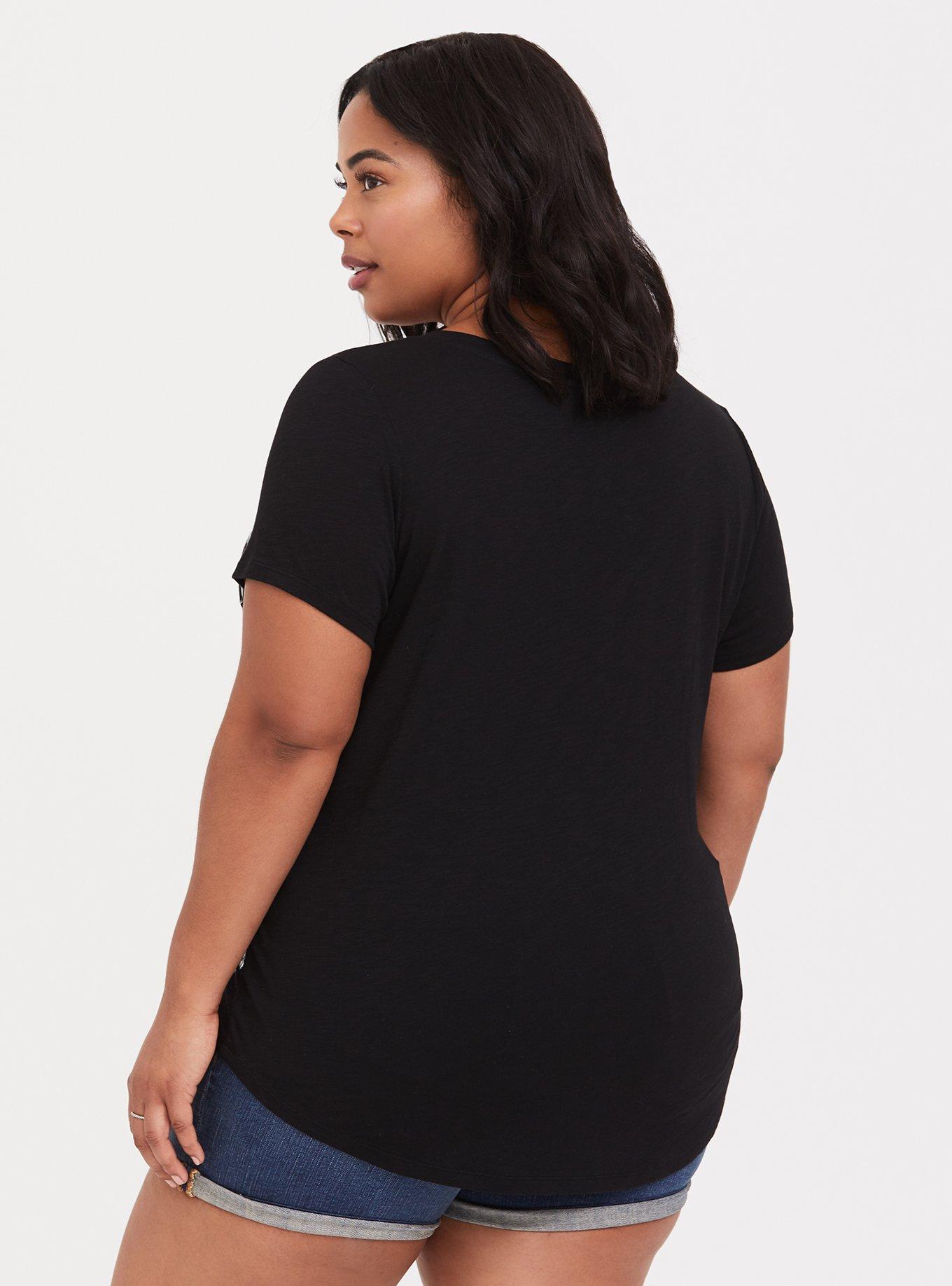 Plus Size - Classic Fit Heritage Slub V-Neck Tee - Torrid