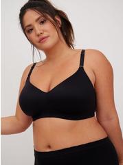 Everyday Wire-Free Lightly Lined Smooth 360° Back Smoothing™ Bra, RICH BLACK, alternate