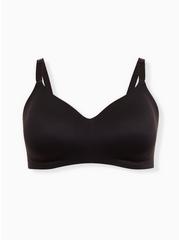 Everyday Wire-Free Lightly Lined Smooth 360° Back Smoothing™ Bra, RICH BLACK, hi-res