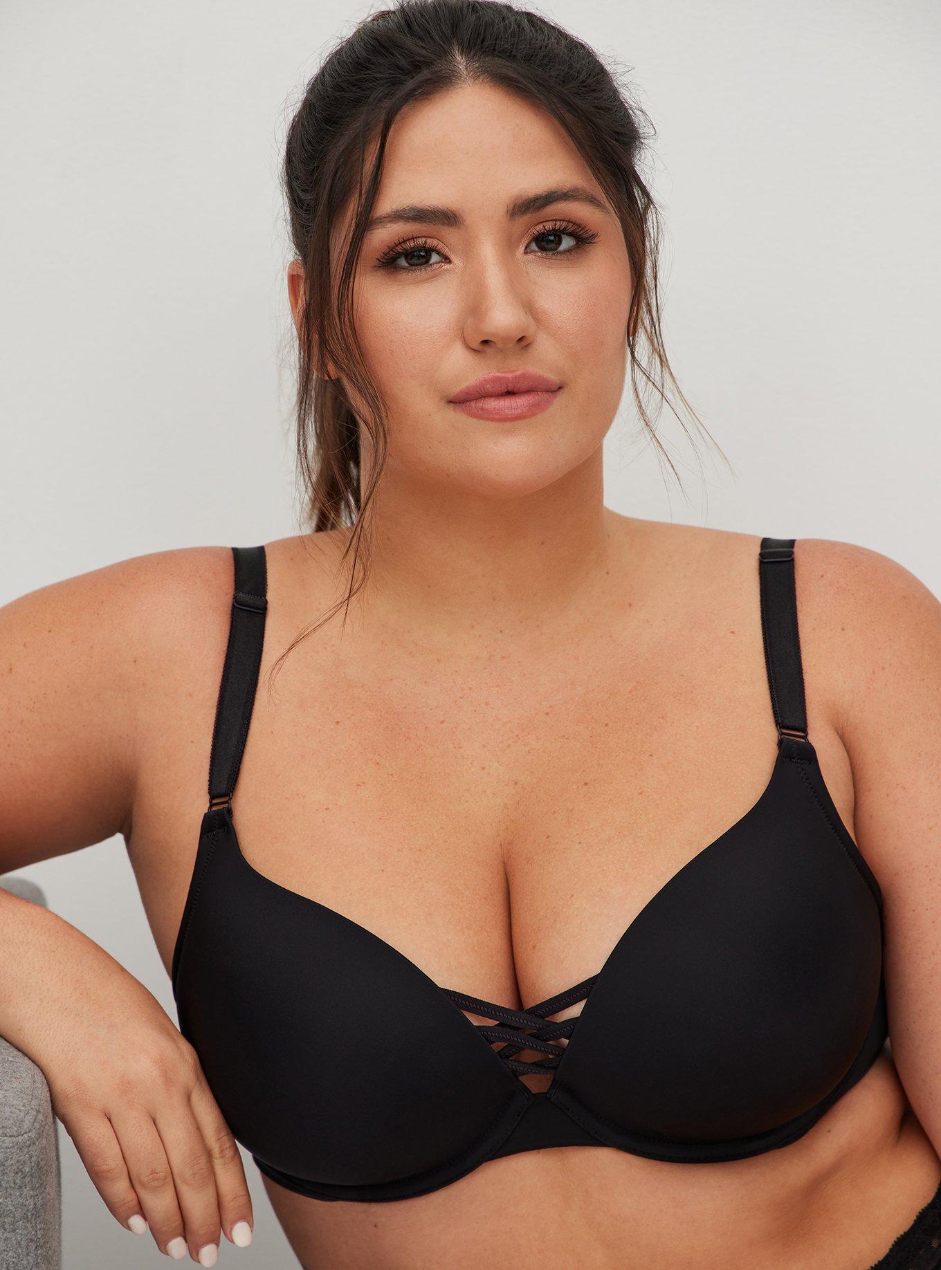 Plus Size - XO Plunge Push-Up Bra - Torrid