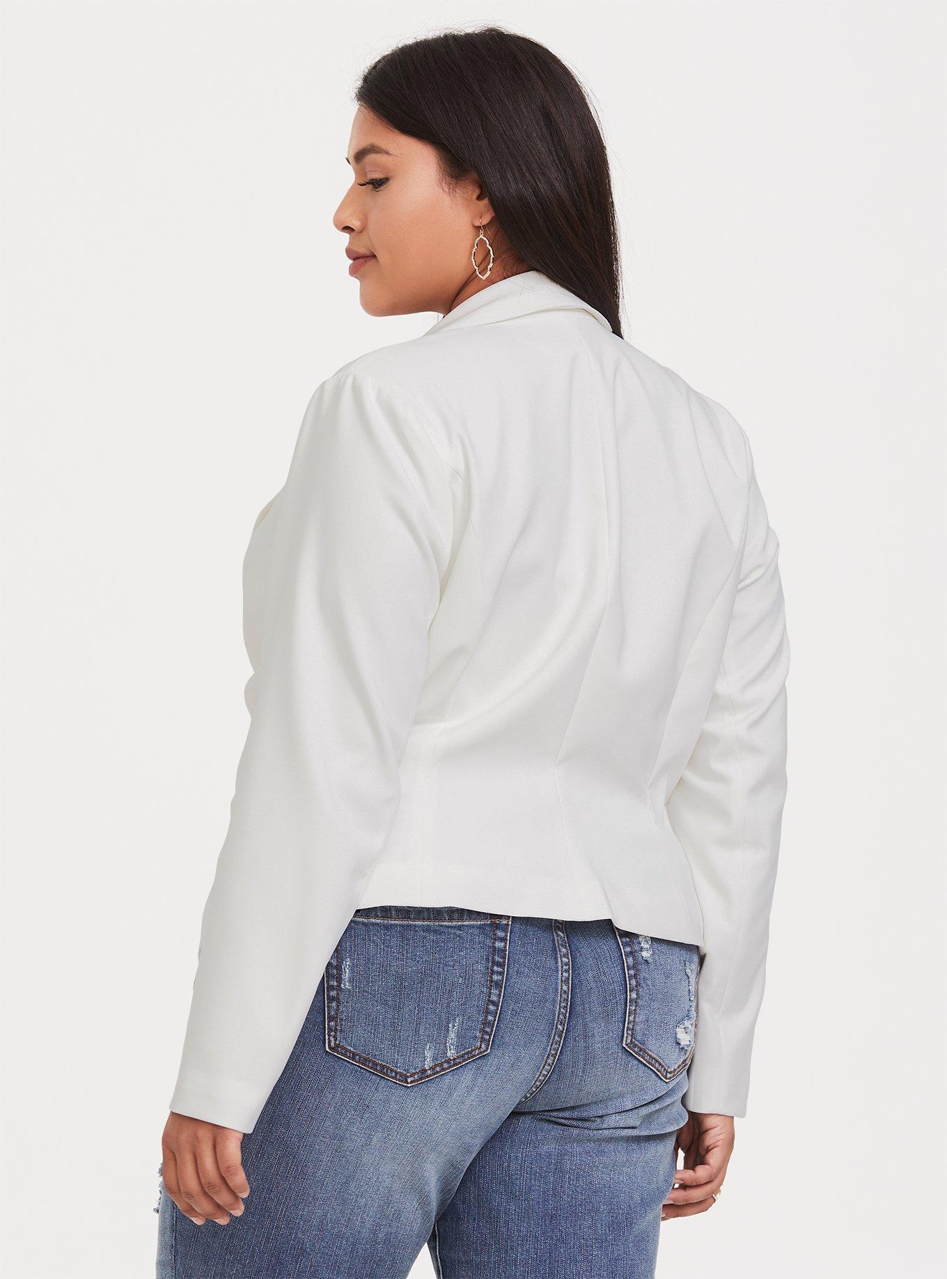Torrid white blazer discount