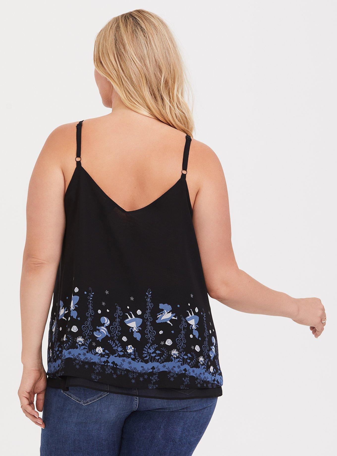 Her Universe Disney Alice in Wonderland Black Swing Cami, DEEP BLACK, alternate