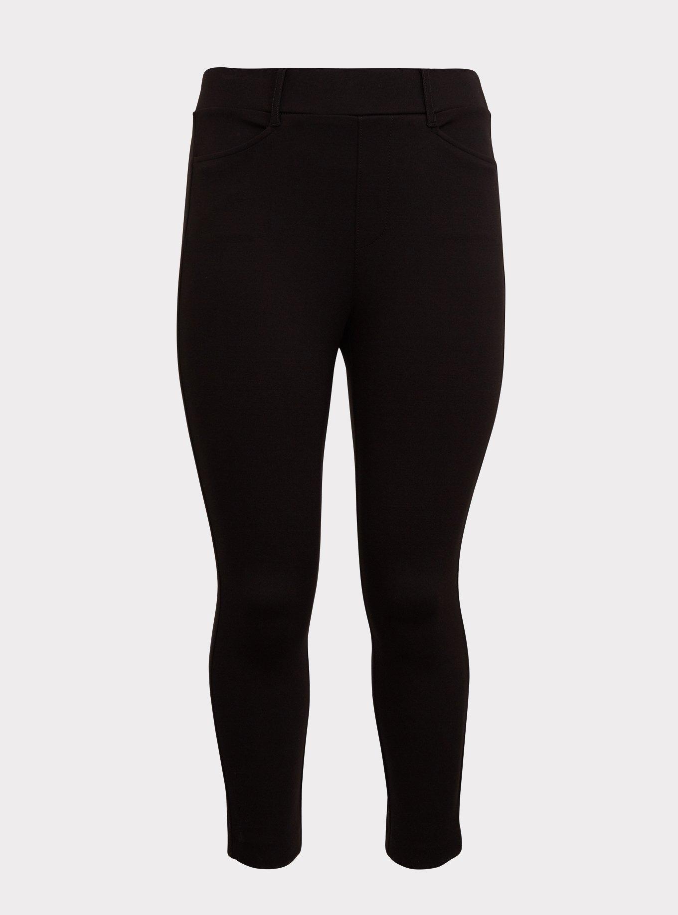 Torrid women's black pants size 3R Rayon/nylon/spandex pull-on style