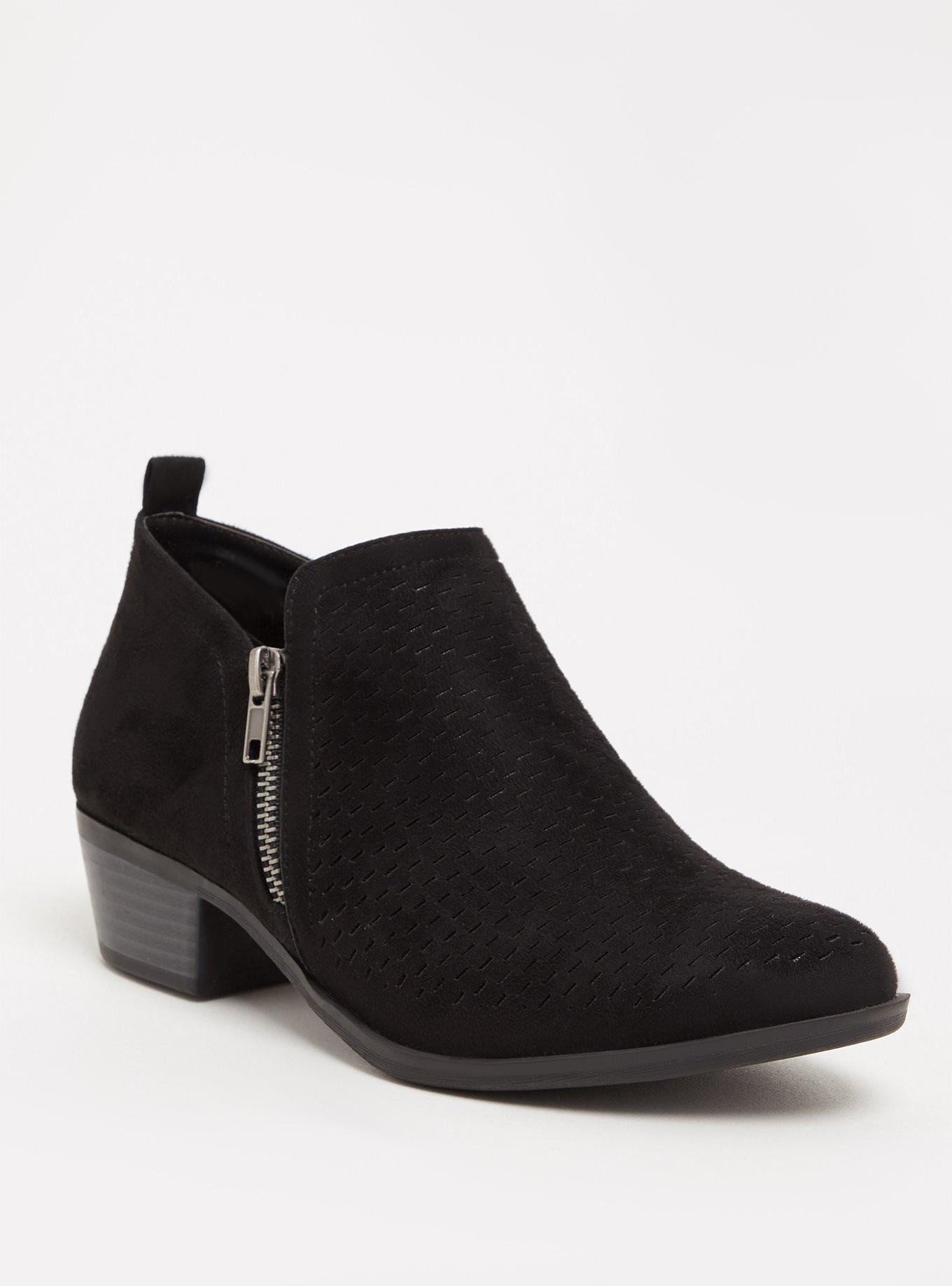 Perforated Ankle Bootie (WW