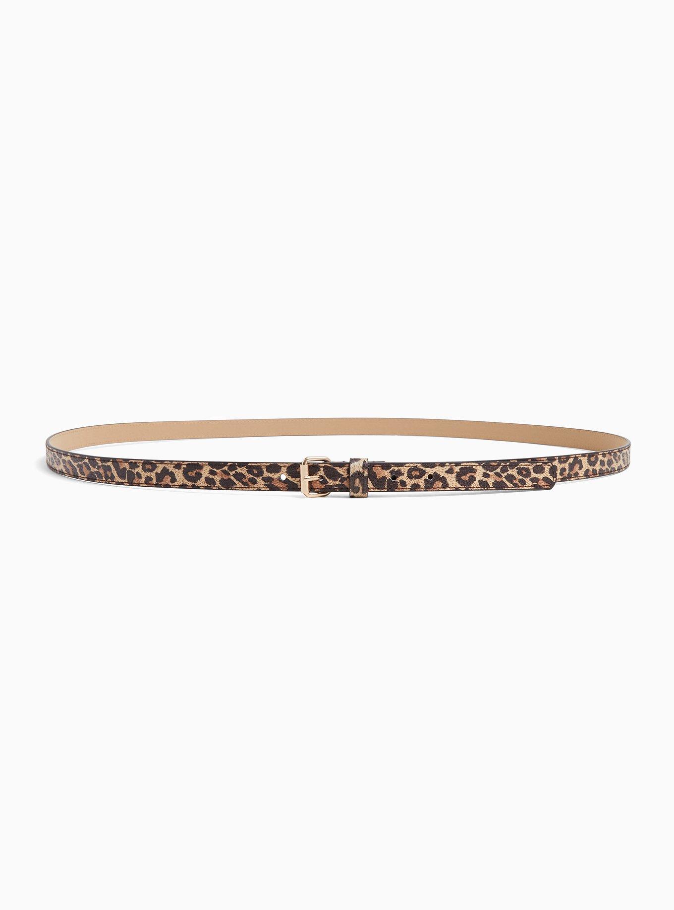 Faux Leather Leopard Belt - Pack of 3, MULTI, alternate