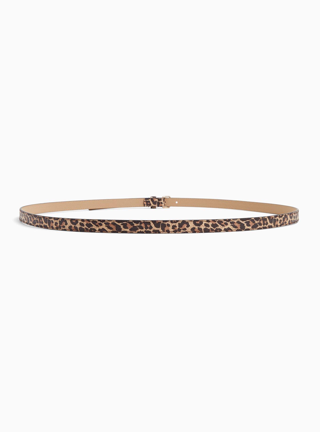Faux Leather Leopard Belt - Pack of 3, MULTI, alternate