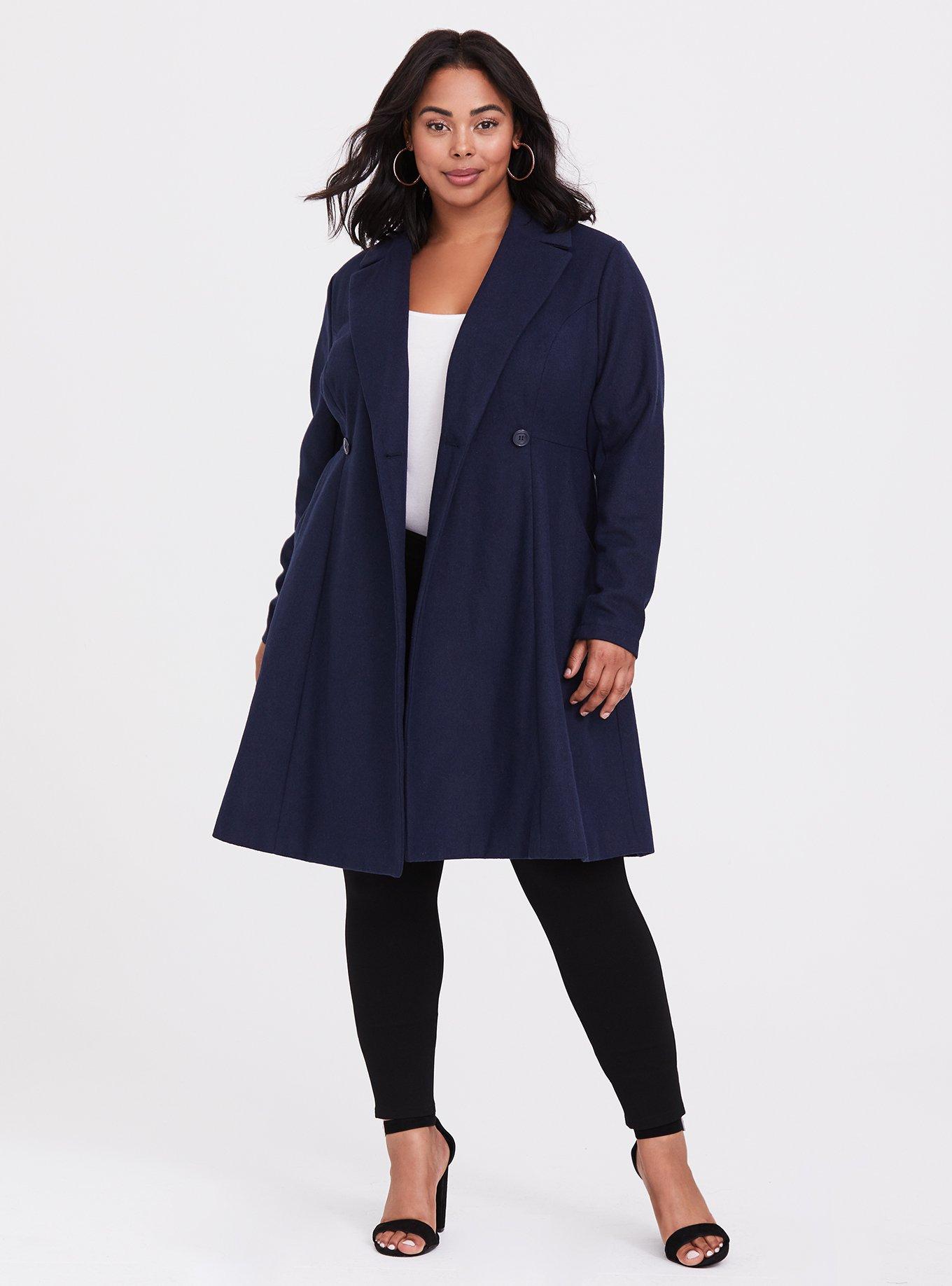 Blue swing coat store