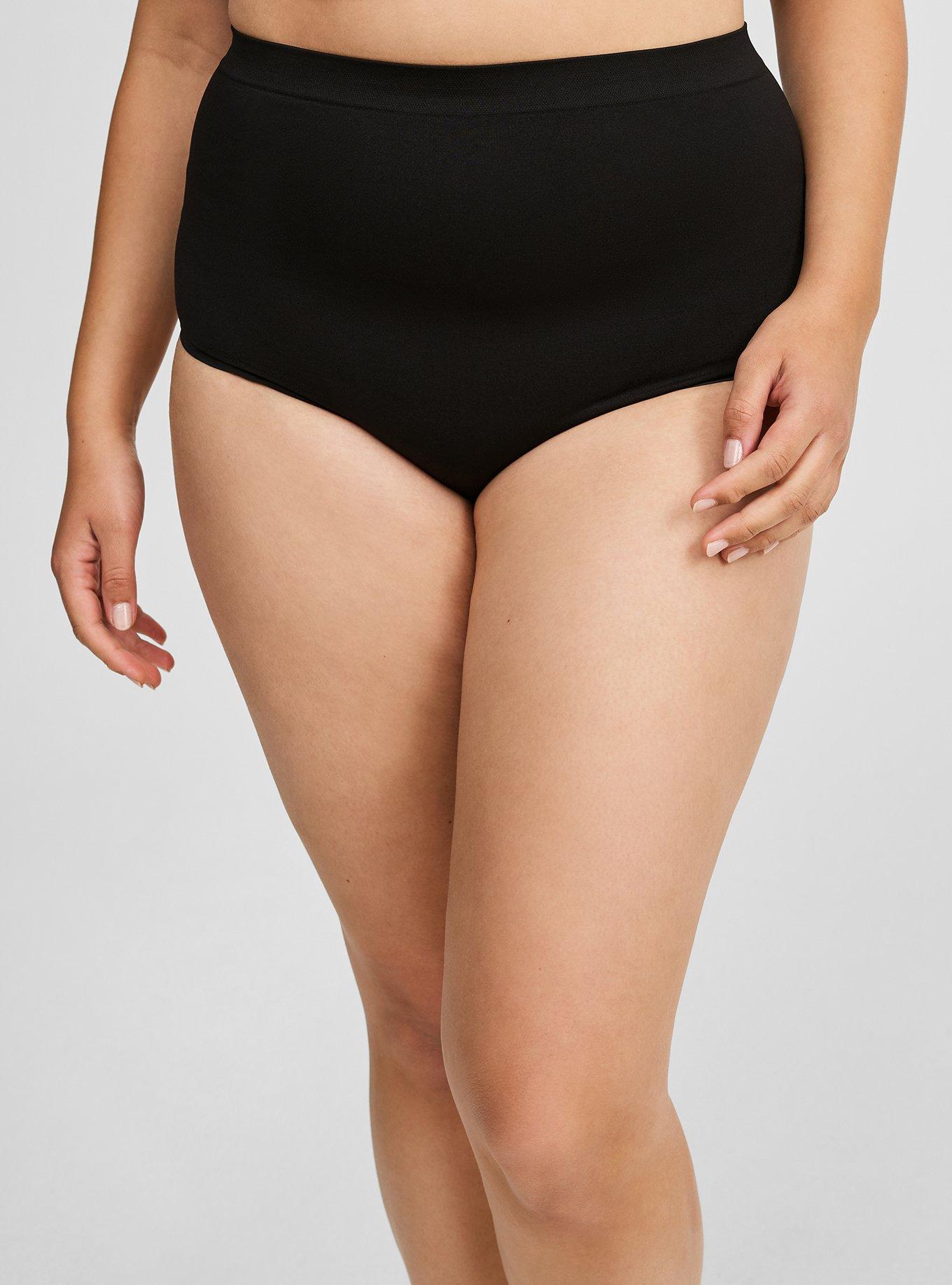 Plus Size - Seamless Smooth Mid Rise Brief Panty - Torrid