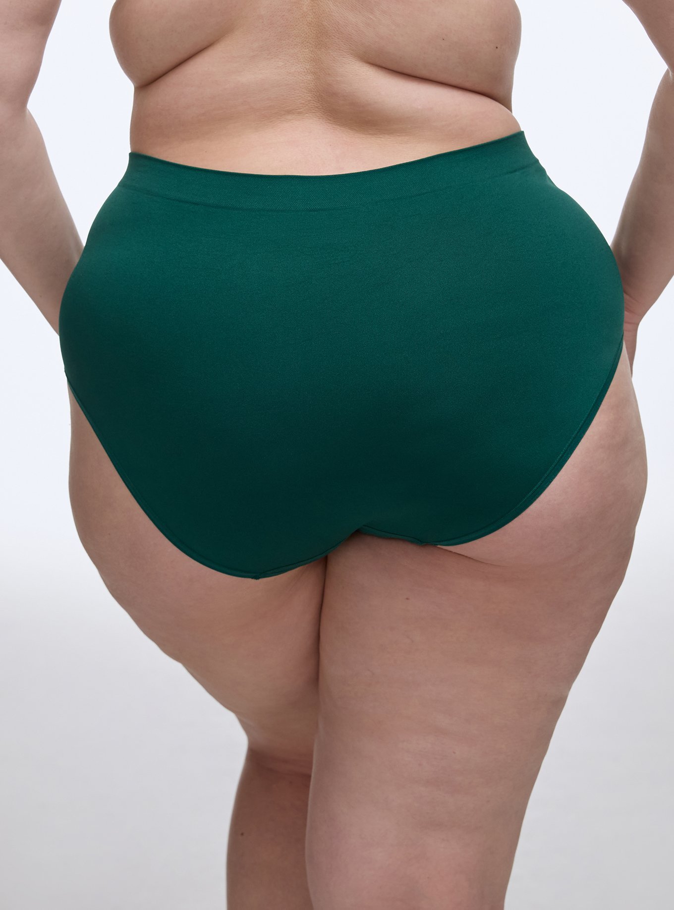Seamless Smooth High-Rise Brief Panty, BOTANICAL GARDEN, alternate