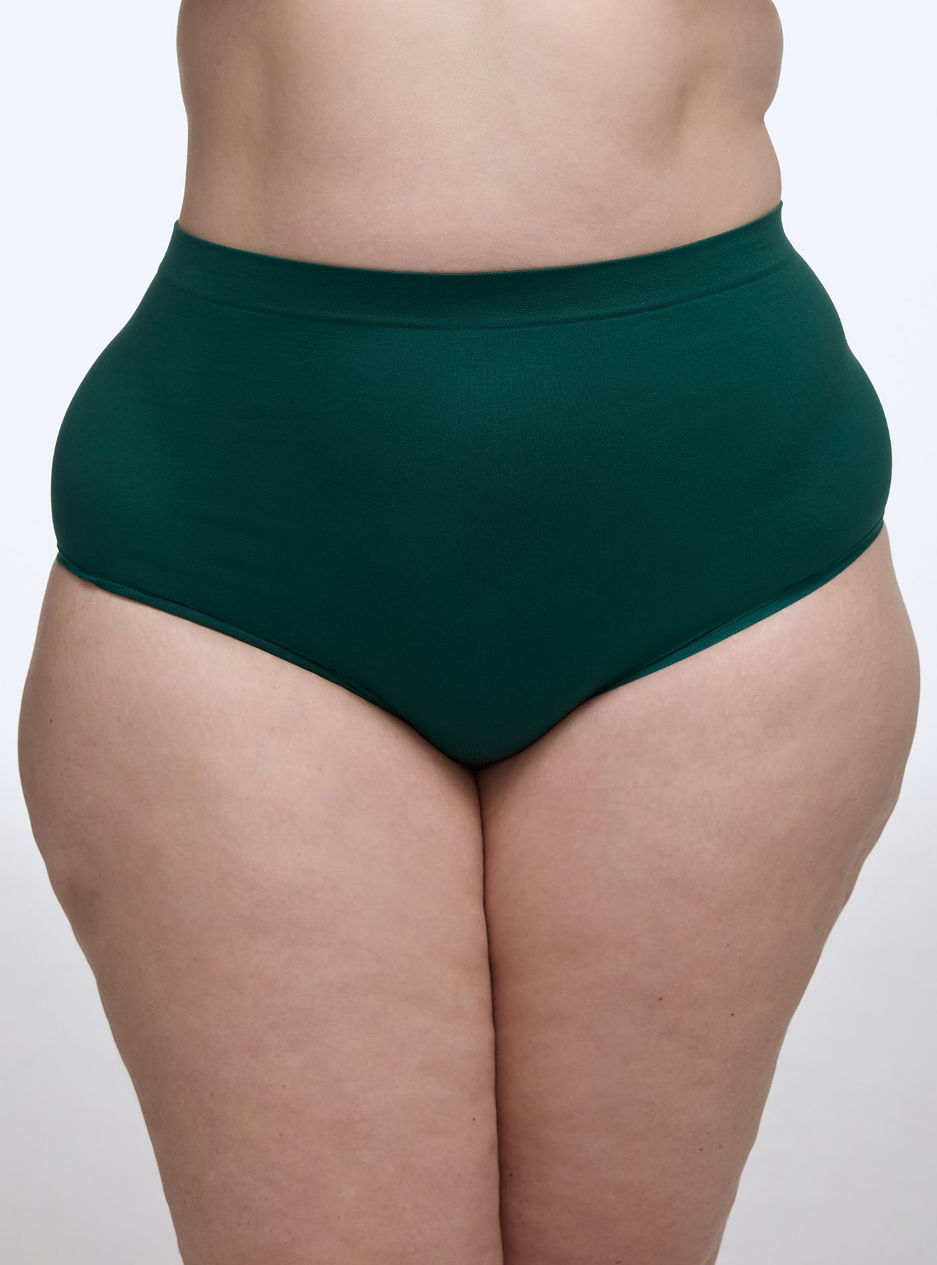 Seamless Smooth High-Rise Brief Panty, BOTANICAL GARDEN, hi-res