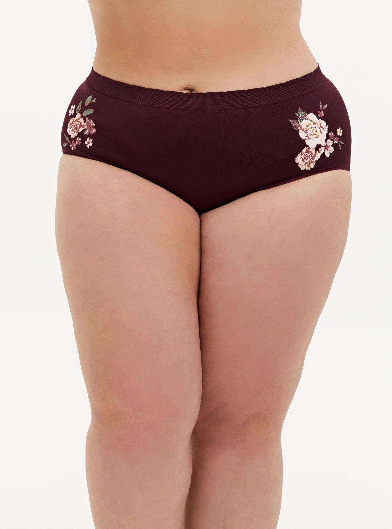 Plus Size - Seamless Smooth Mid Rise Brief Panty - Torrid