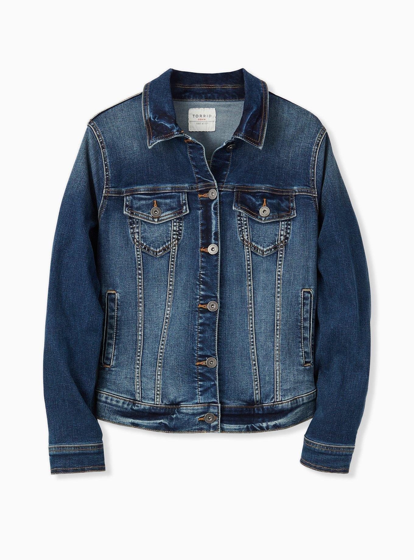 Archetypes cropped wrap-effect denim jacket