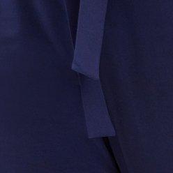 Pull-On High-Rise Crepe Pant, PEACOAT, swatch