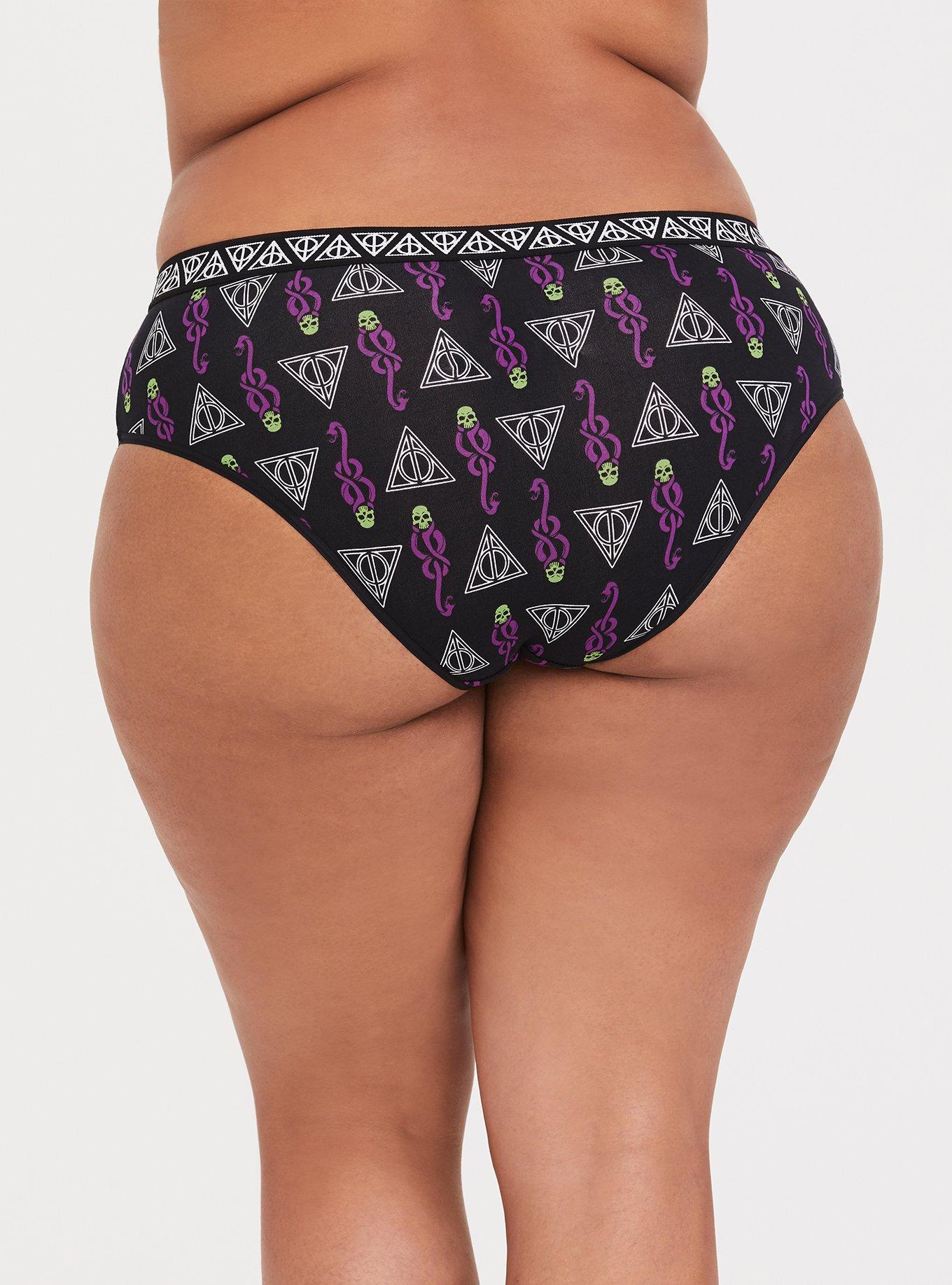 Harry Potter Deathly Hallows Cotton Hipster Panty, , alternate