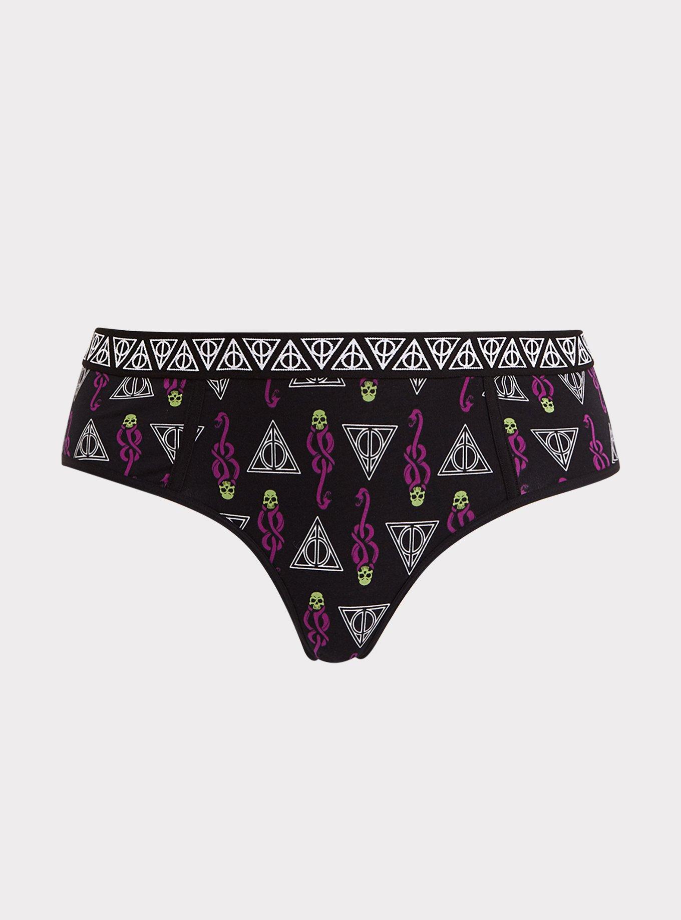 Harry Potter Deathly Hallows Cotton Hipster Panty, , hi-res