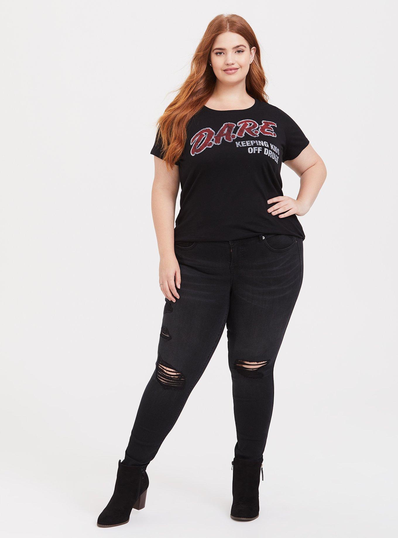 Plus Size - NFL Red 49ers Slim Fit Tee - Torrid