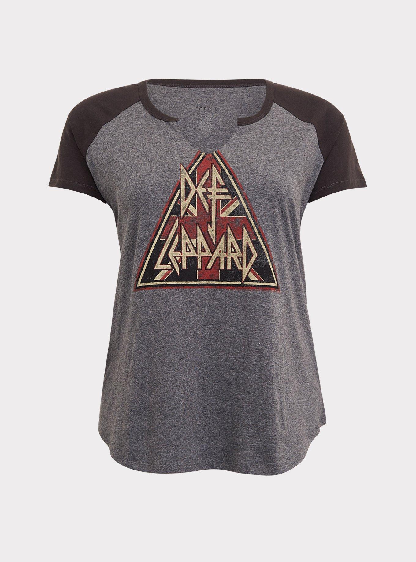 Men's Plus Size Def Leppard License T-shirt