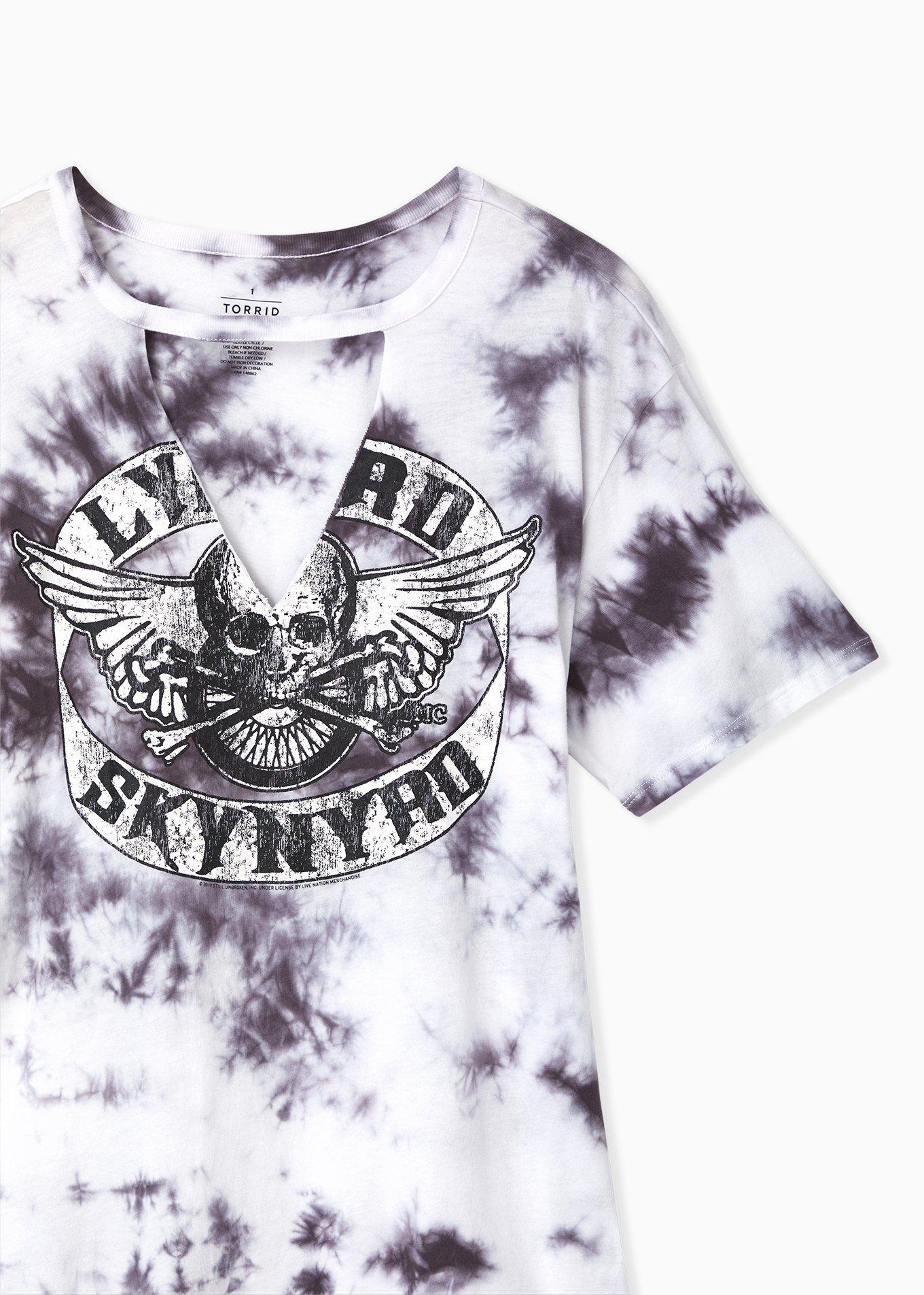 Lynyrd Skynyrd Tie-Dye Choker Tee, WHITE, alternate