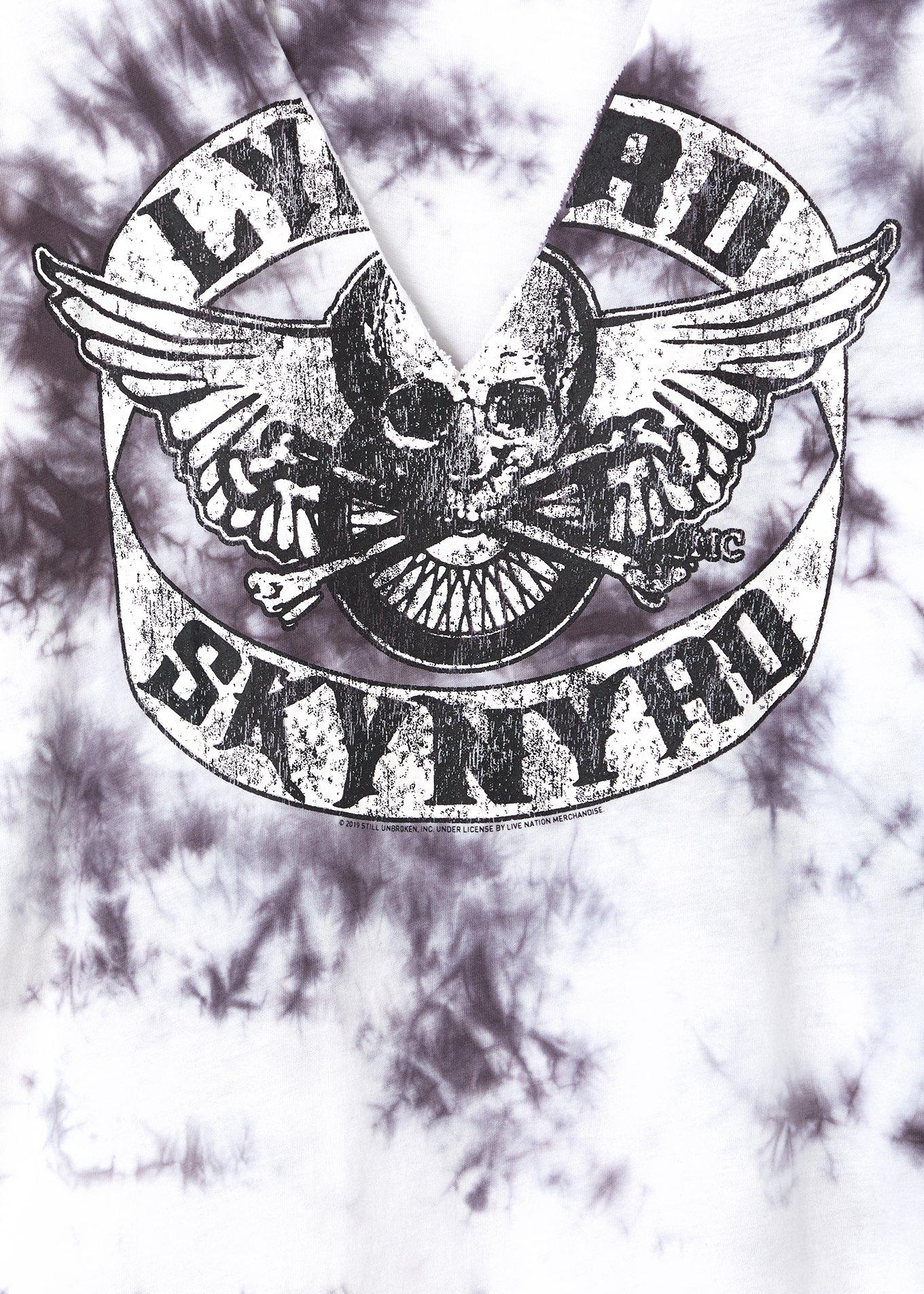 Lynyrd Skynyrd Tie-Dye Choker Tee, WHITE, alternate