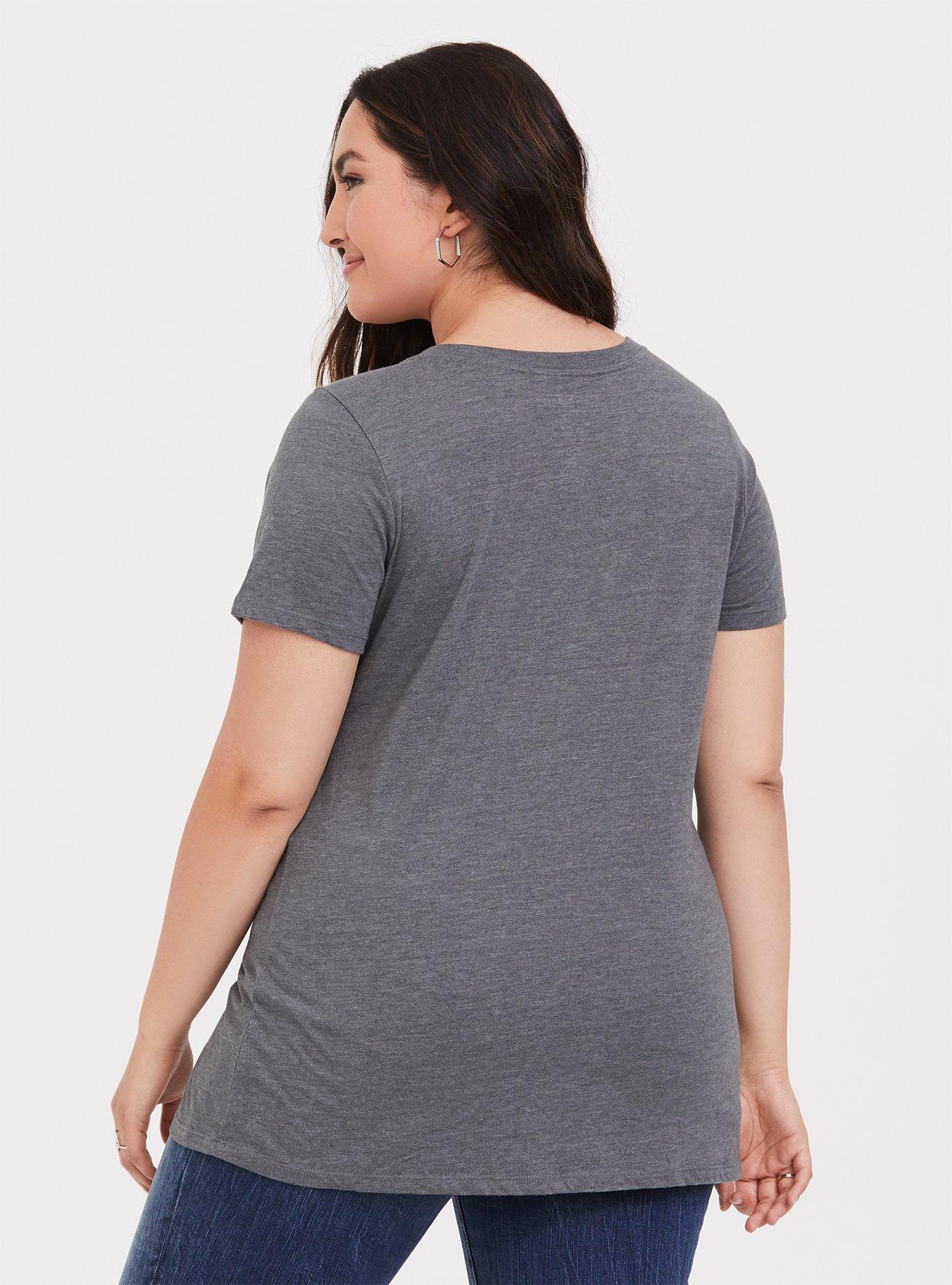 Bob's Burgers Crap Attack Grey Slim Fit Crew Tee, MEDIUM HEATHER GREY, alternate