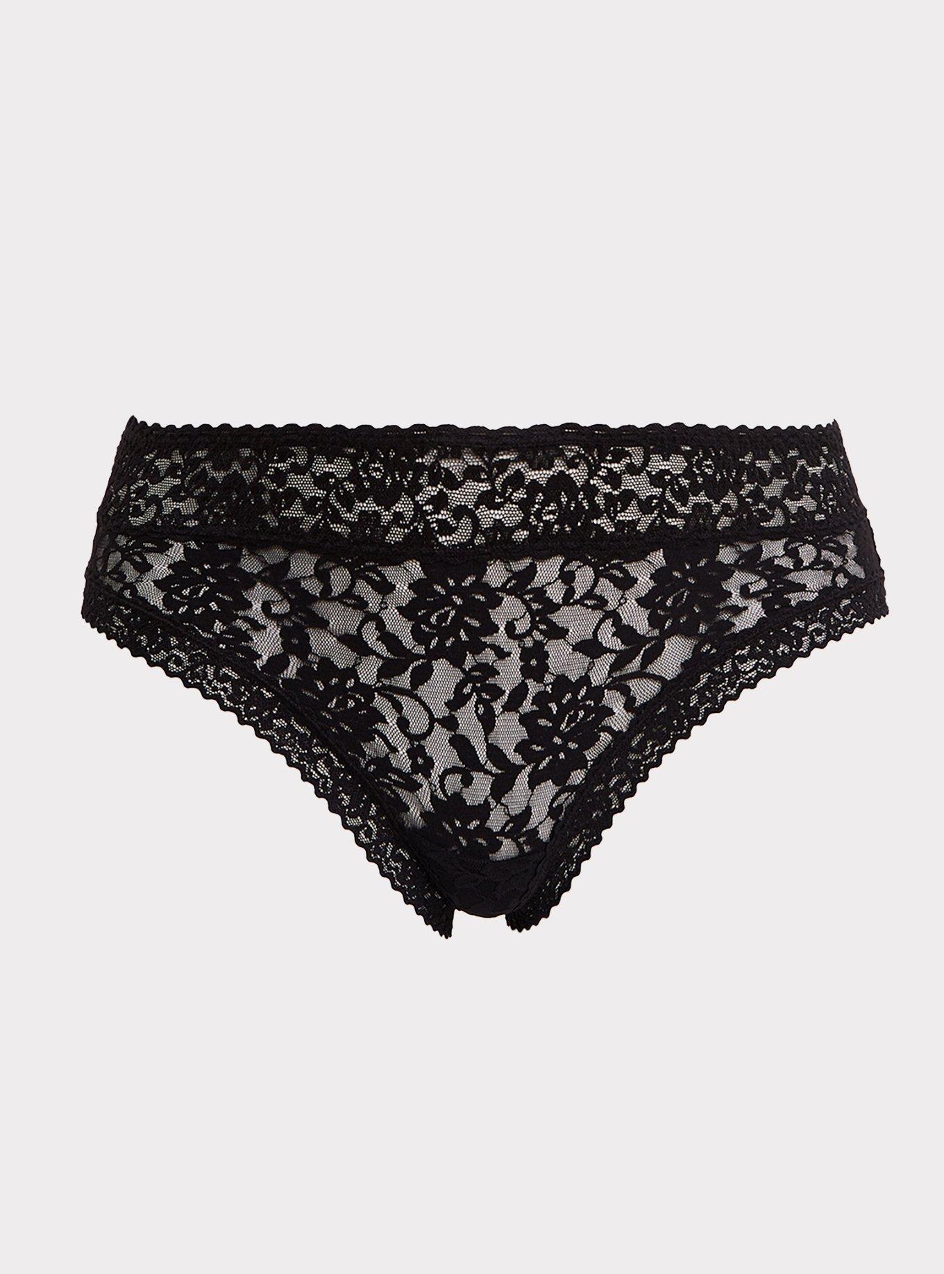 Plus Size - Lacey Mid-Rise Hipster Panty - Torrid