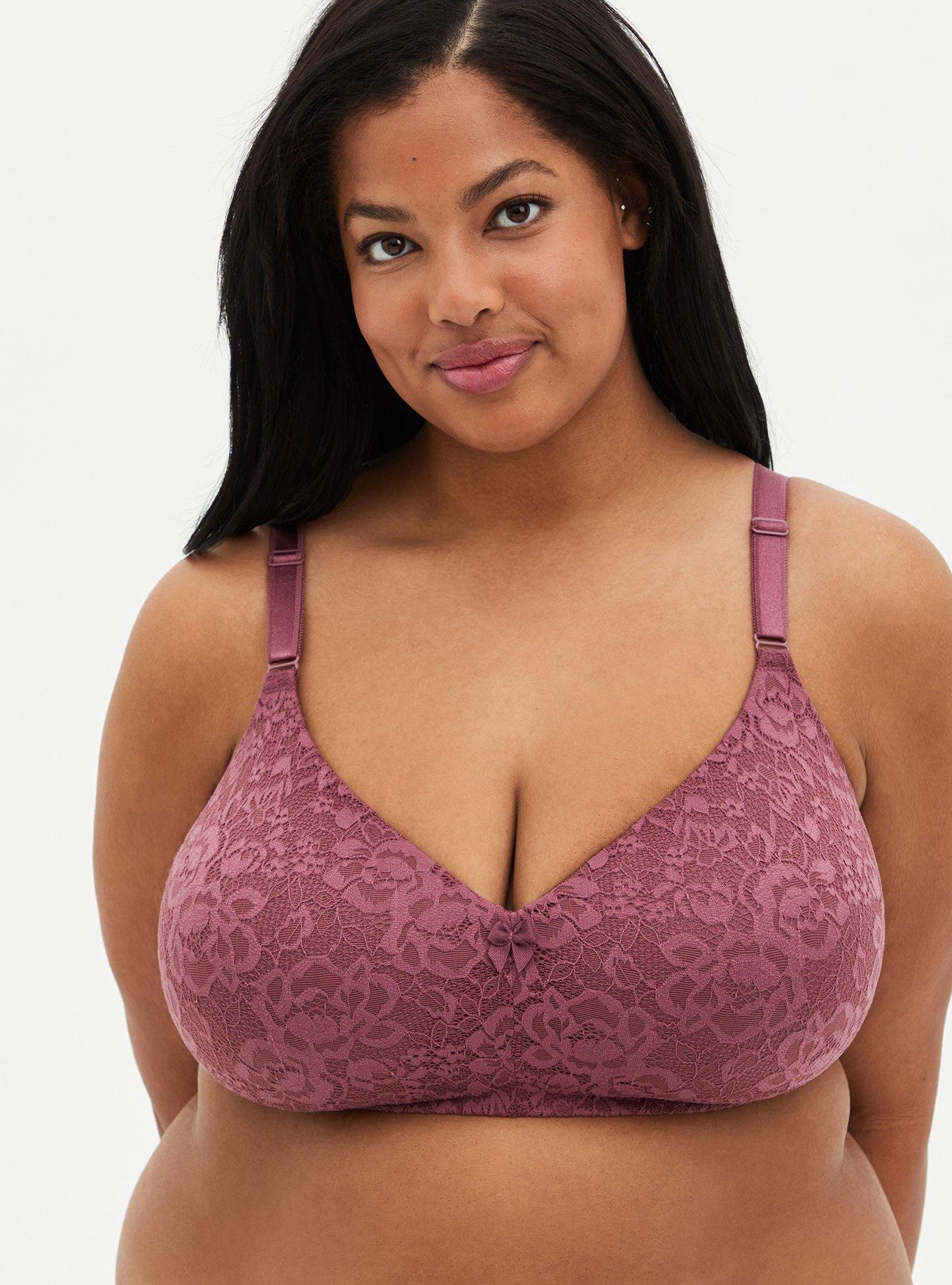godinattire Wide Strap Non Wired Lightly Lined Bra - Violet : :  Sports, Fitness & Outdoors