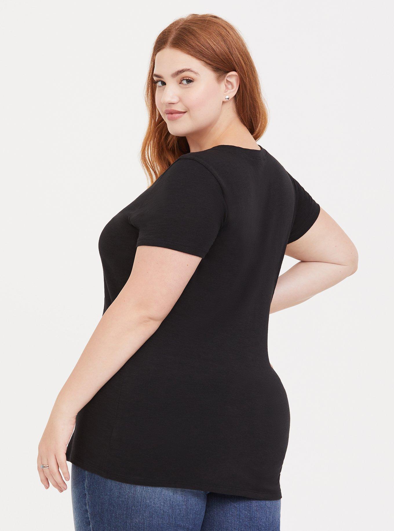 Black Hell Yeah Slim Fit Slub Tee, DEEP BLACK, alternate