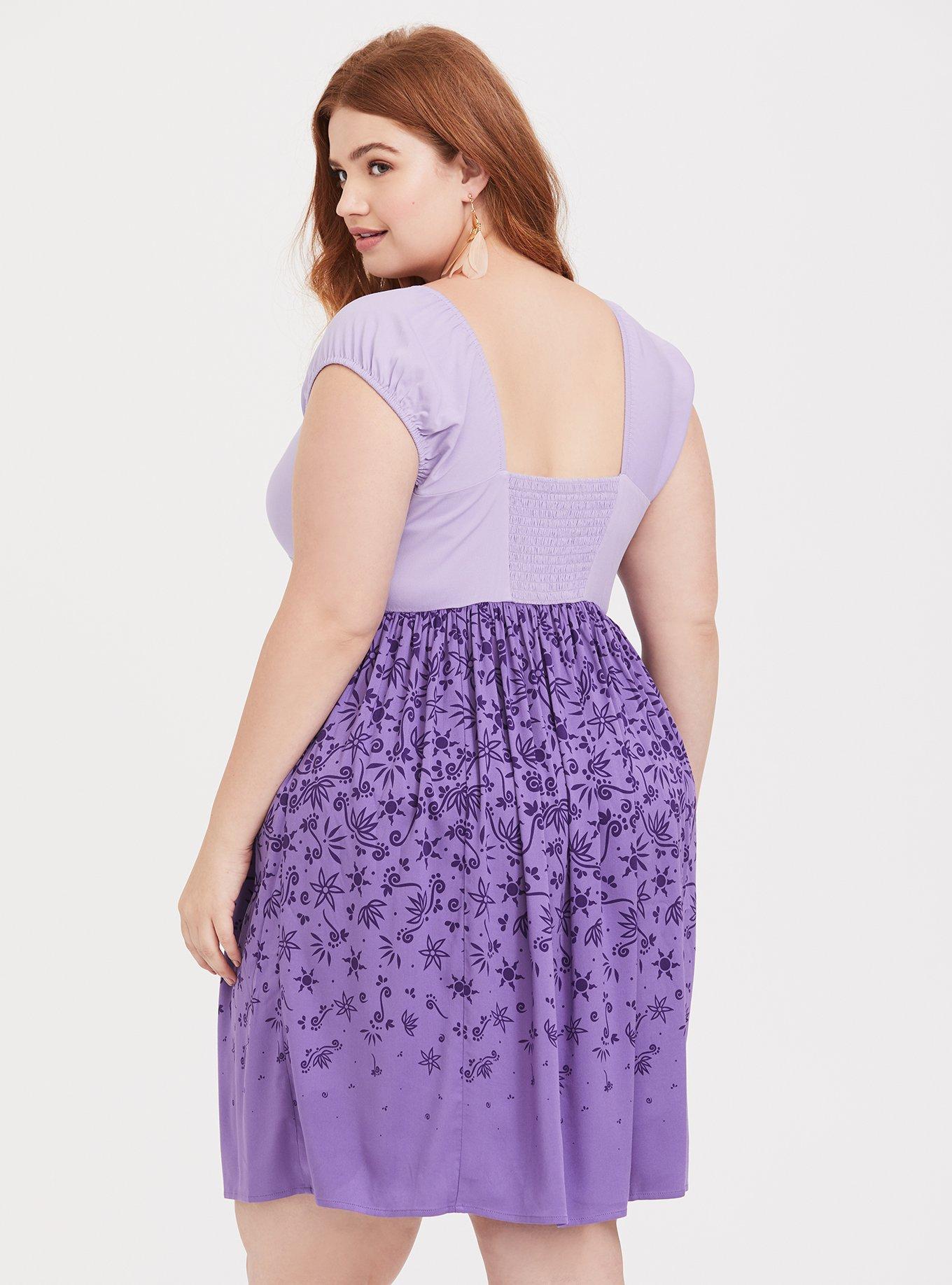 Purple dress torrid best sale