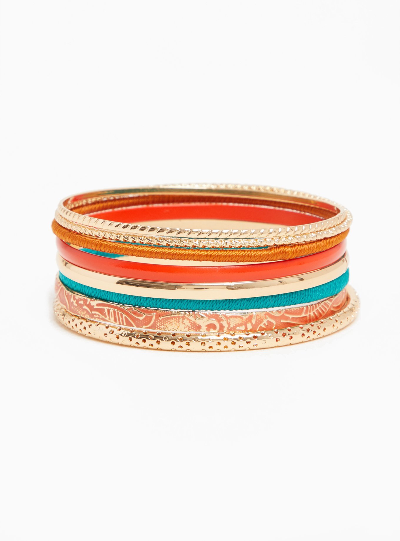 Plus Size - Multi Color Bangle Set - Set of 8 - Torrid