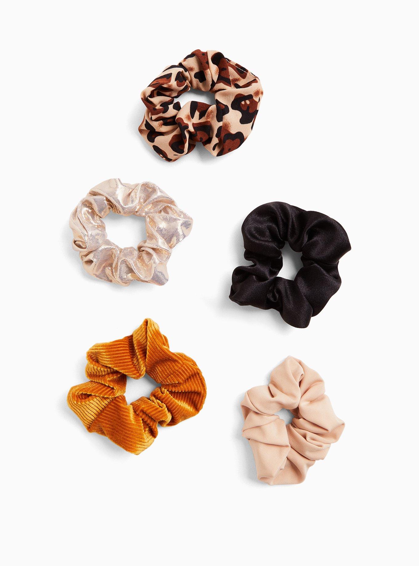 Plus Size Leopard Hair Tie Pack of 5 Torrid