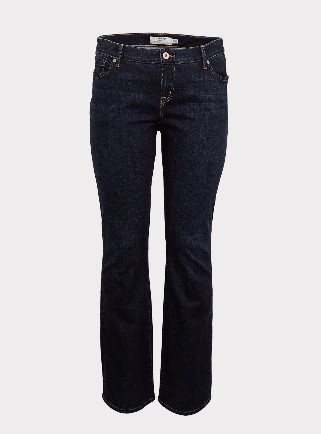 Plus Size Relaxed Boot Jean - Vintage Stretch Dark Wash, MOONLIT, hi-res