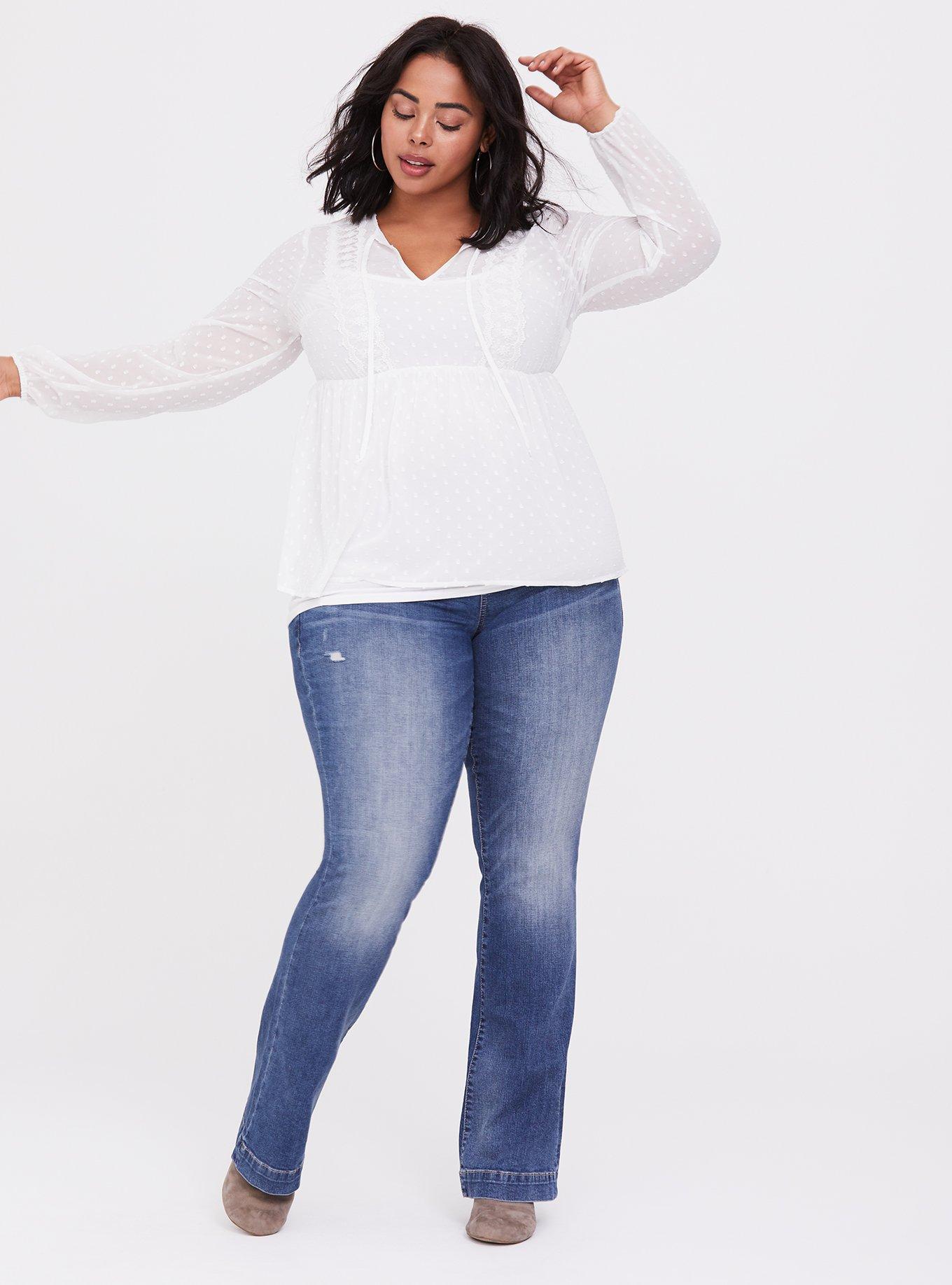 Flare Jean - Vintage Stretch Medium Wash, , hi-res