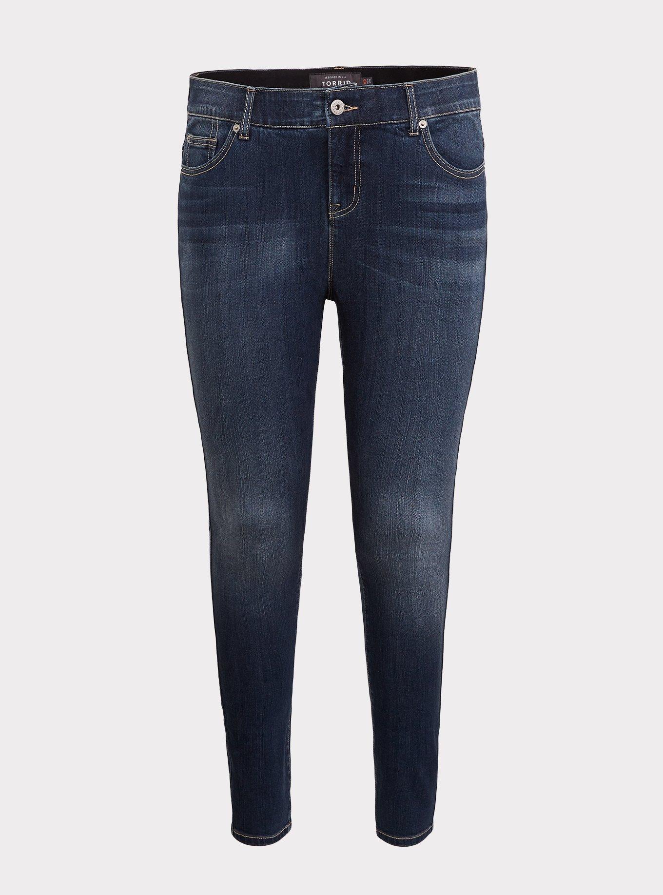 Plus Size Bombshell Skinny Jean - Premium Stretch Dark Wash, EMERSON, hi-res
