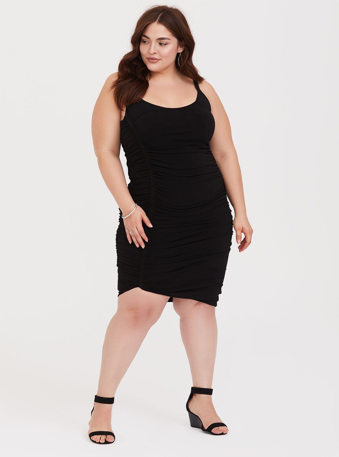 Torrid black store bodycon dress