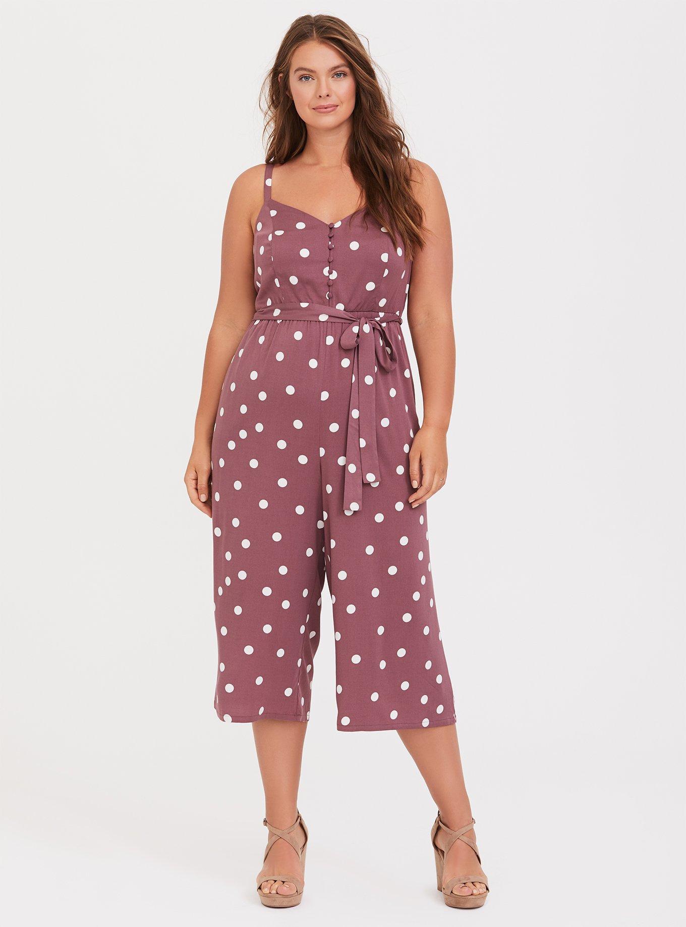 Plus Size - Challis Culotte Jumpsuit - Torrid