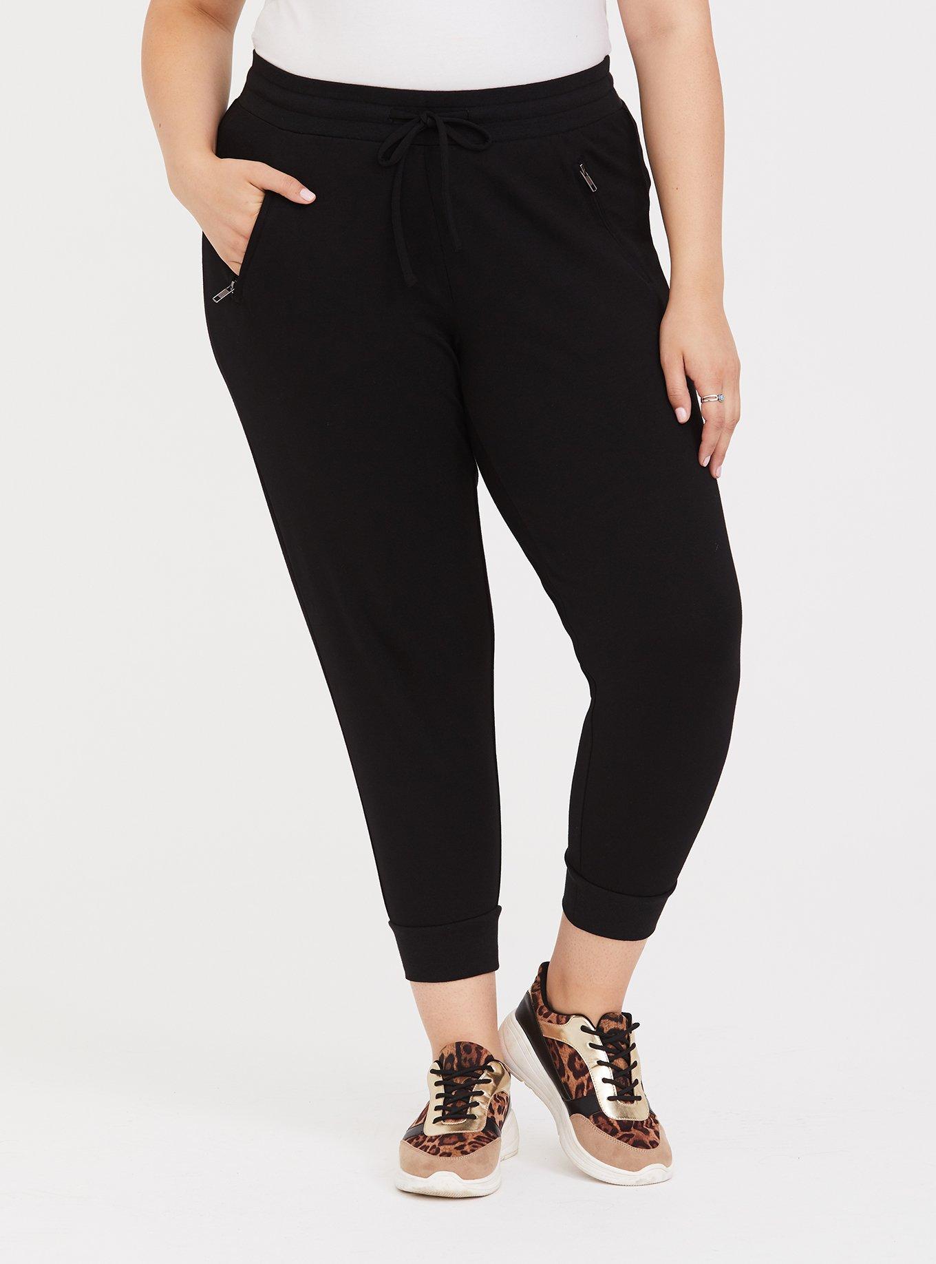 ONE BY CHAPTER ONE Women's Pique Ponte Jogger, Petal, Large : :  Clothing, Shoes & Accessories