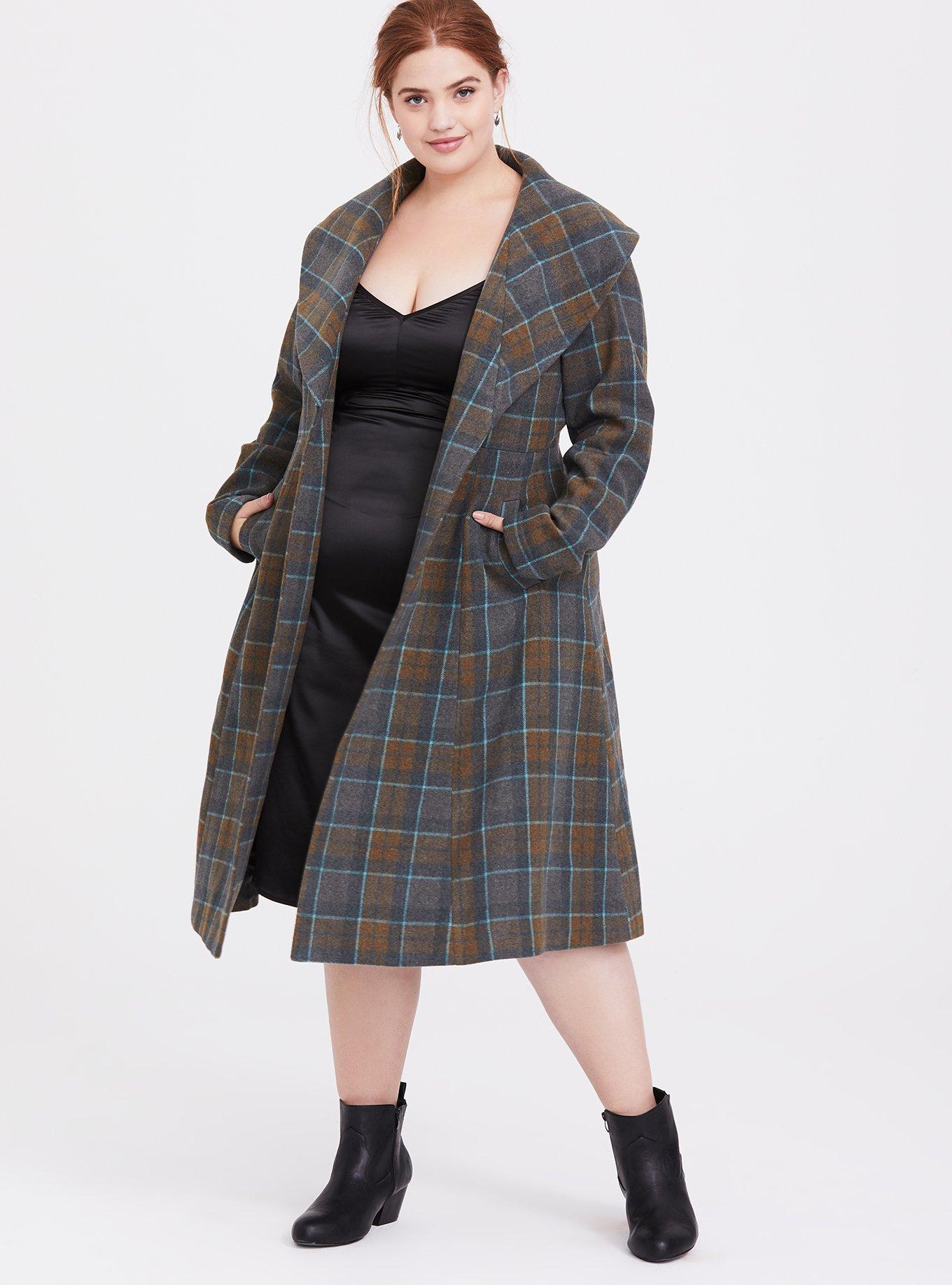 ミストレアスミストレアス Big Plaid F\u0026F Coat - ジャケット