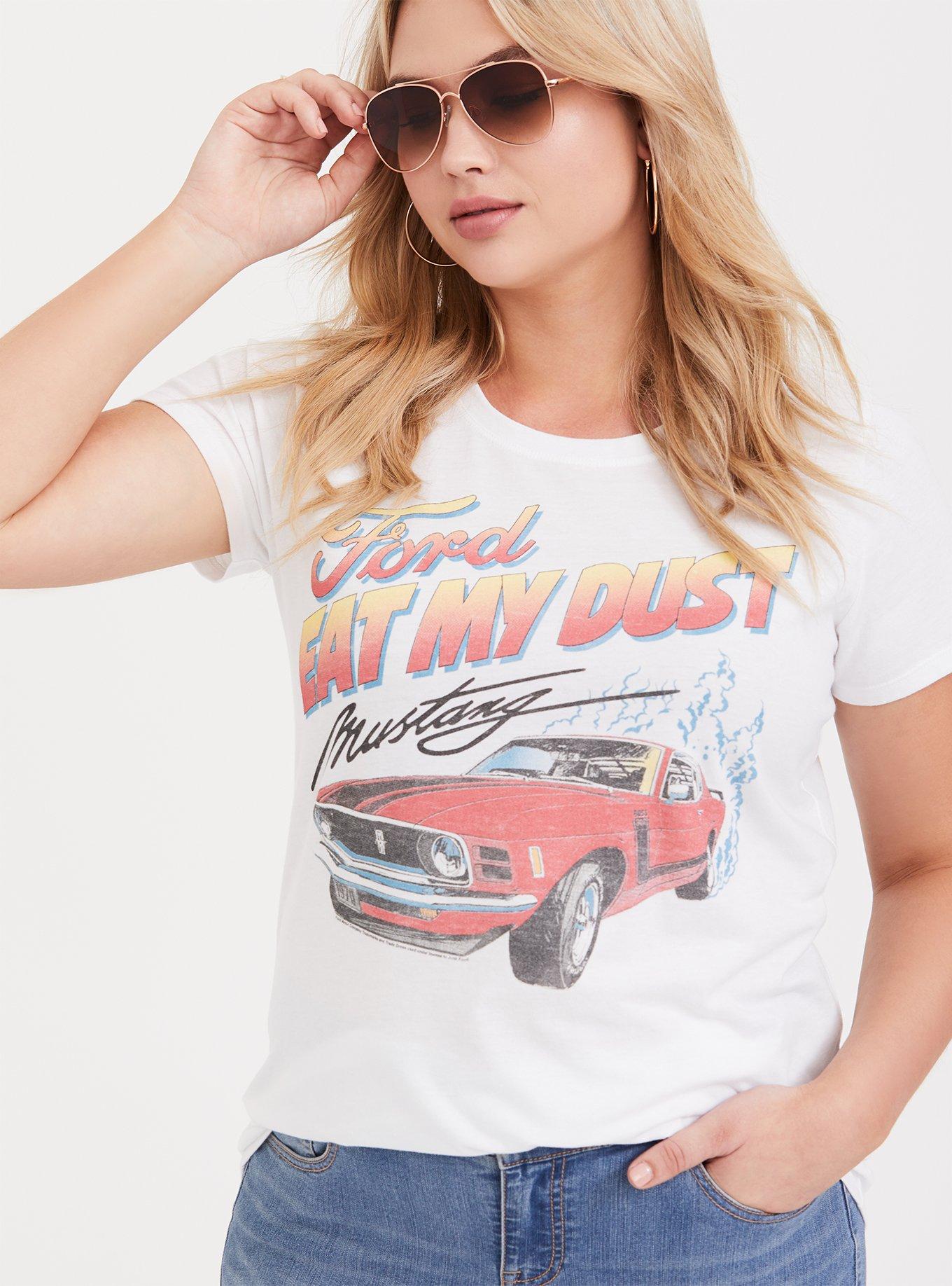 Ford Mustang White Slim Fit Tee, WHITE, alternate
