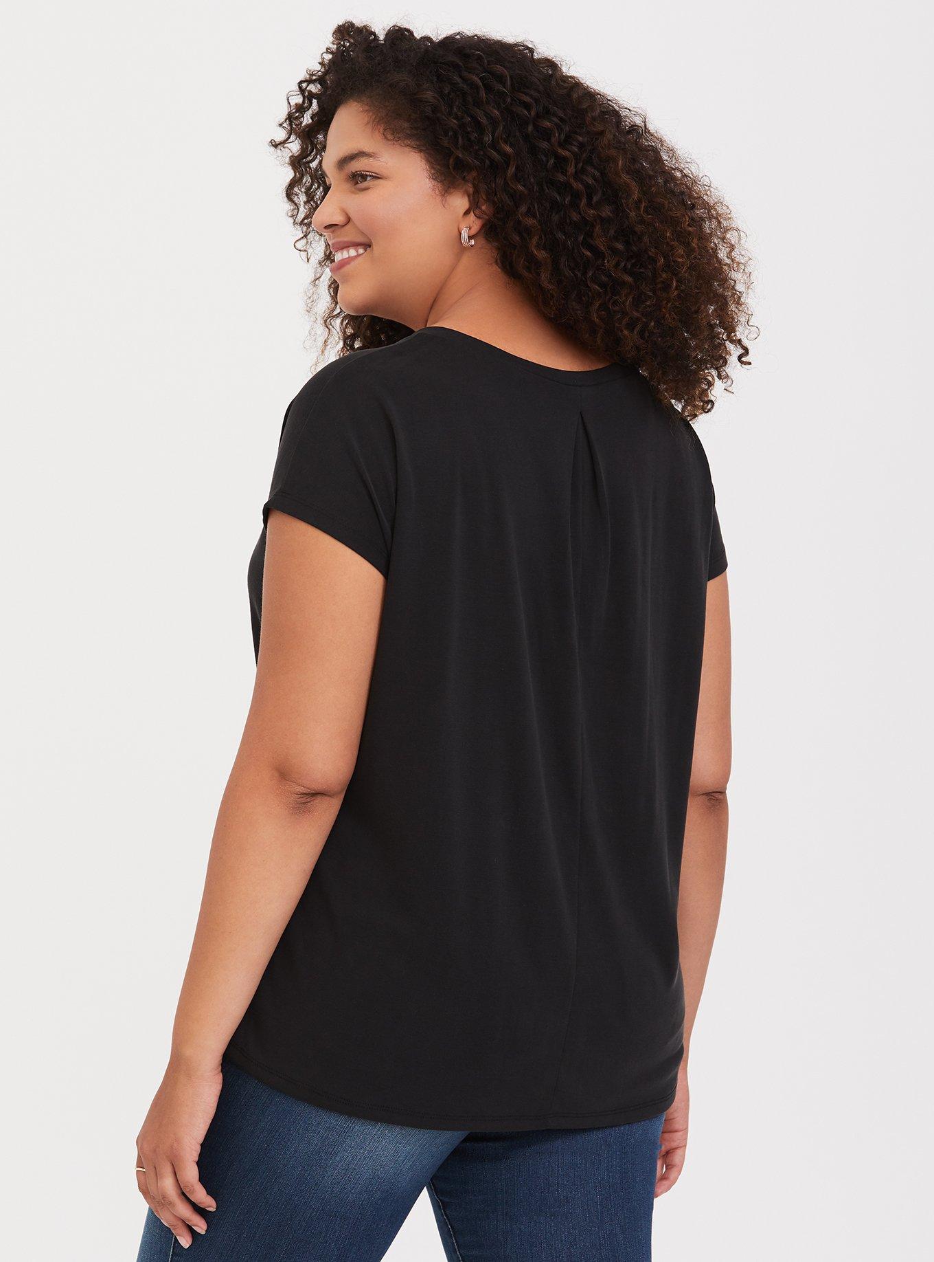 Plus Size - Knit Cupro Dolman Tee - Torrid