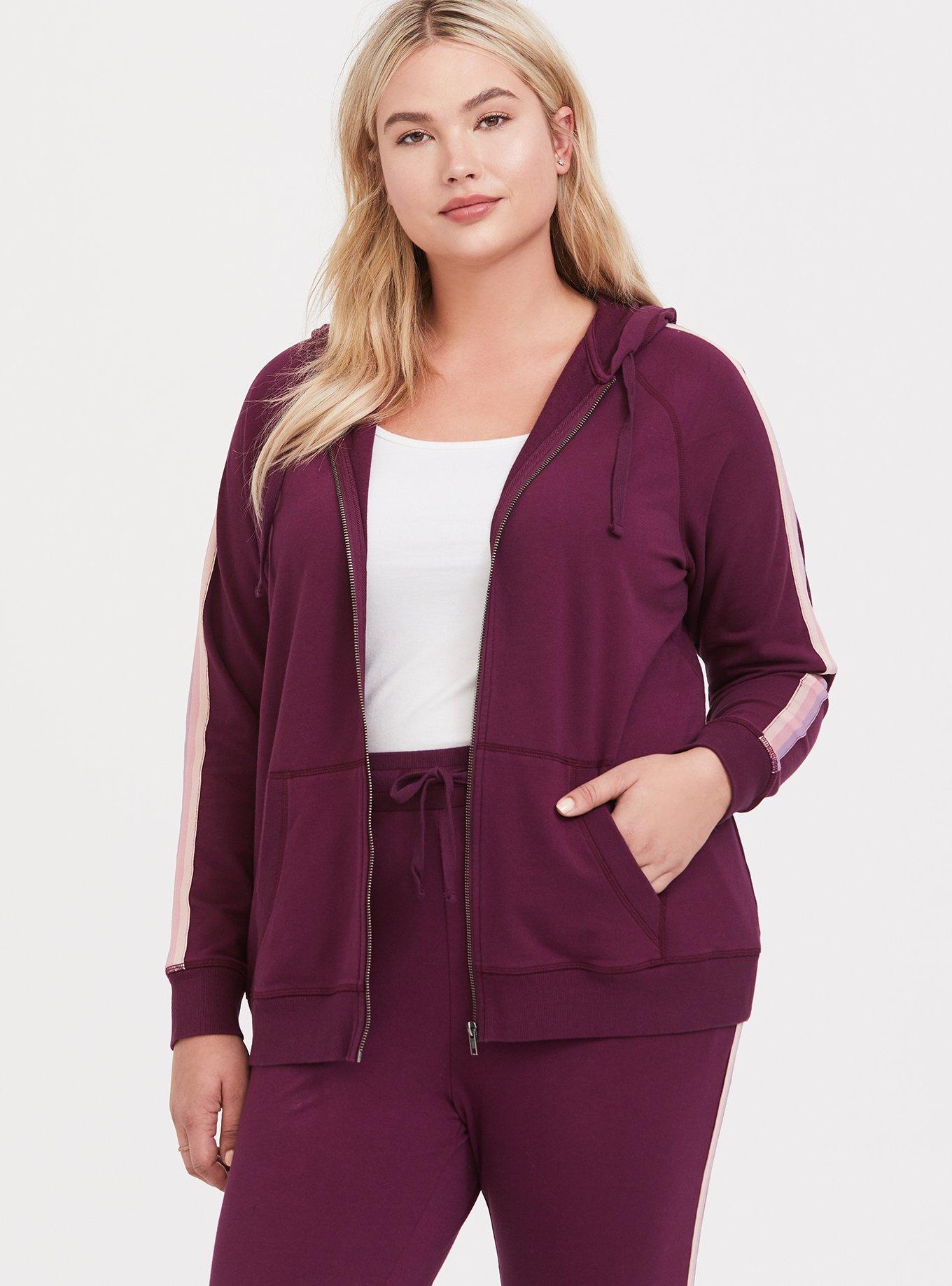Plus Size - Knit Cozy Zip Up Hoodie - Torrid